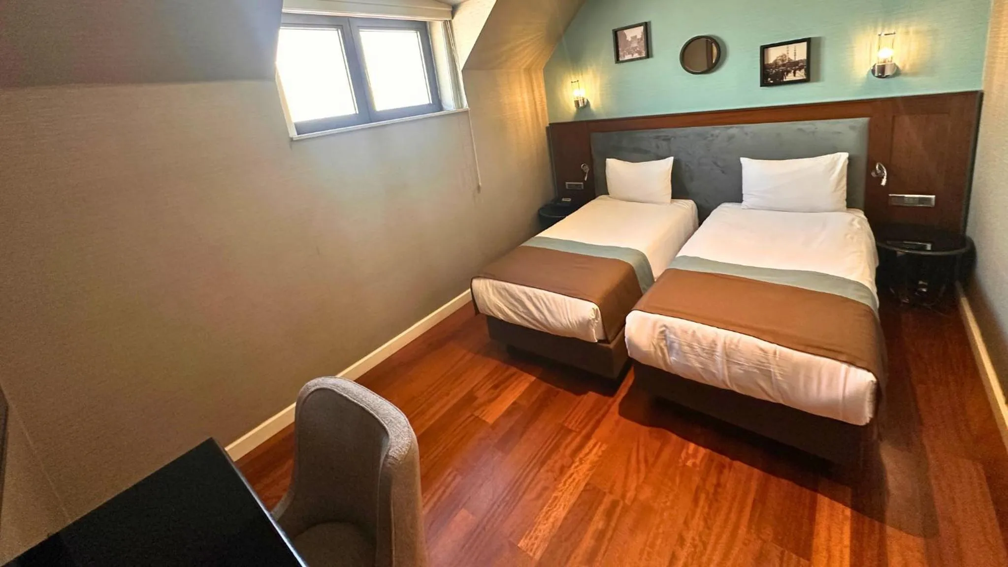 Bed in Grand Durmaz Hotel