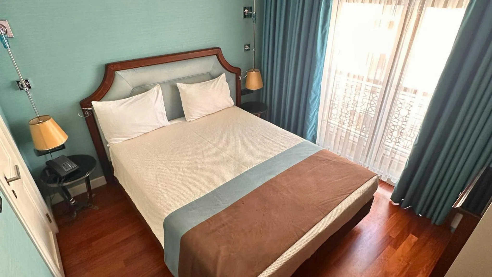 Bed in Grand Durmaz Hotel