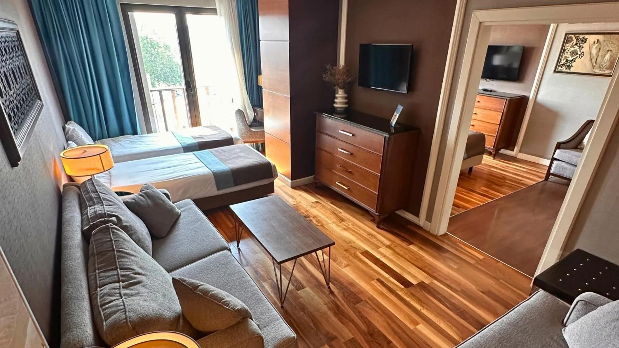 Bed in Grand Durmaz Hotel