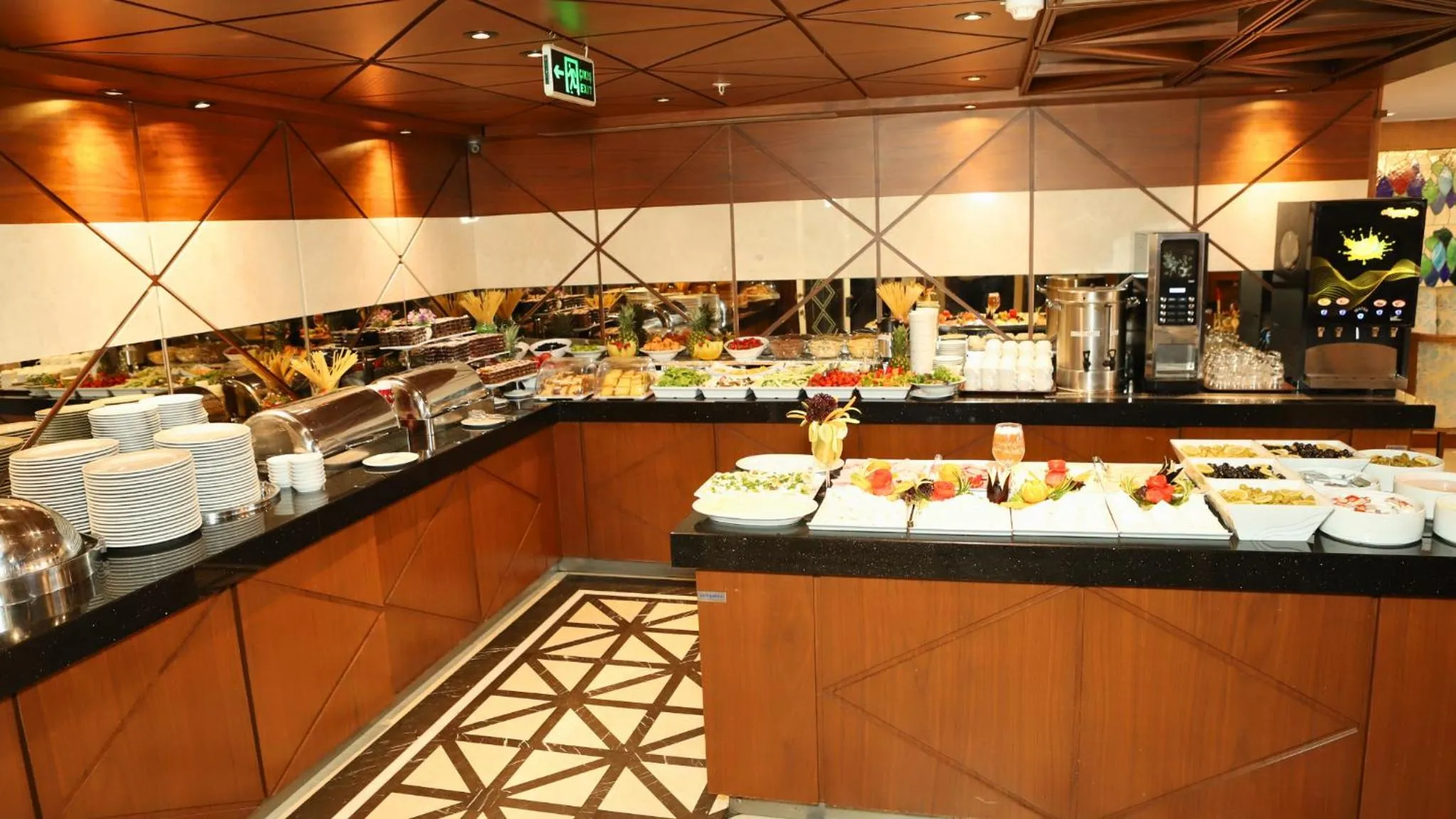 Buffet breakfast in Grand Durmaz Hotel