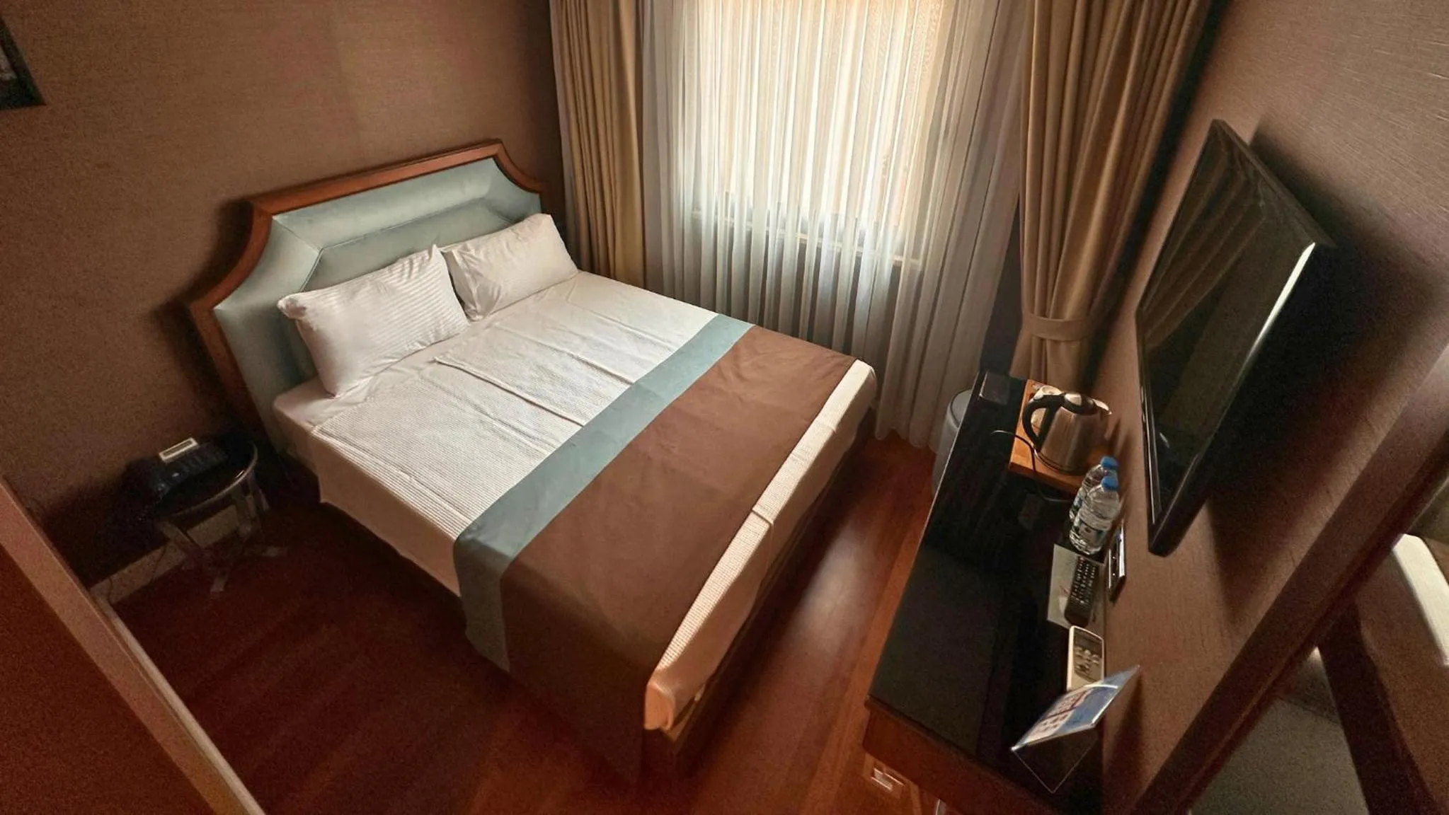 Bed in Grand Durmaz Hotel