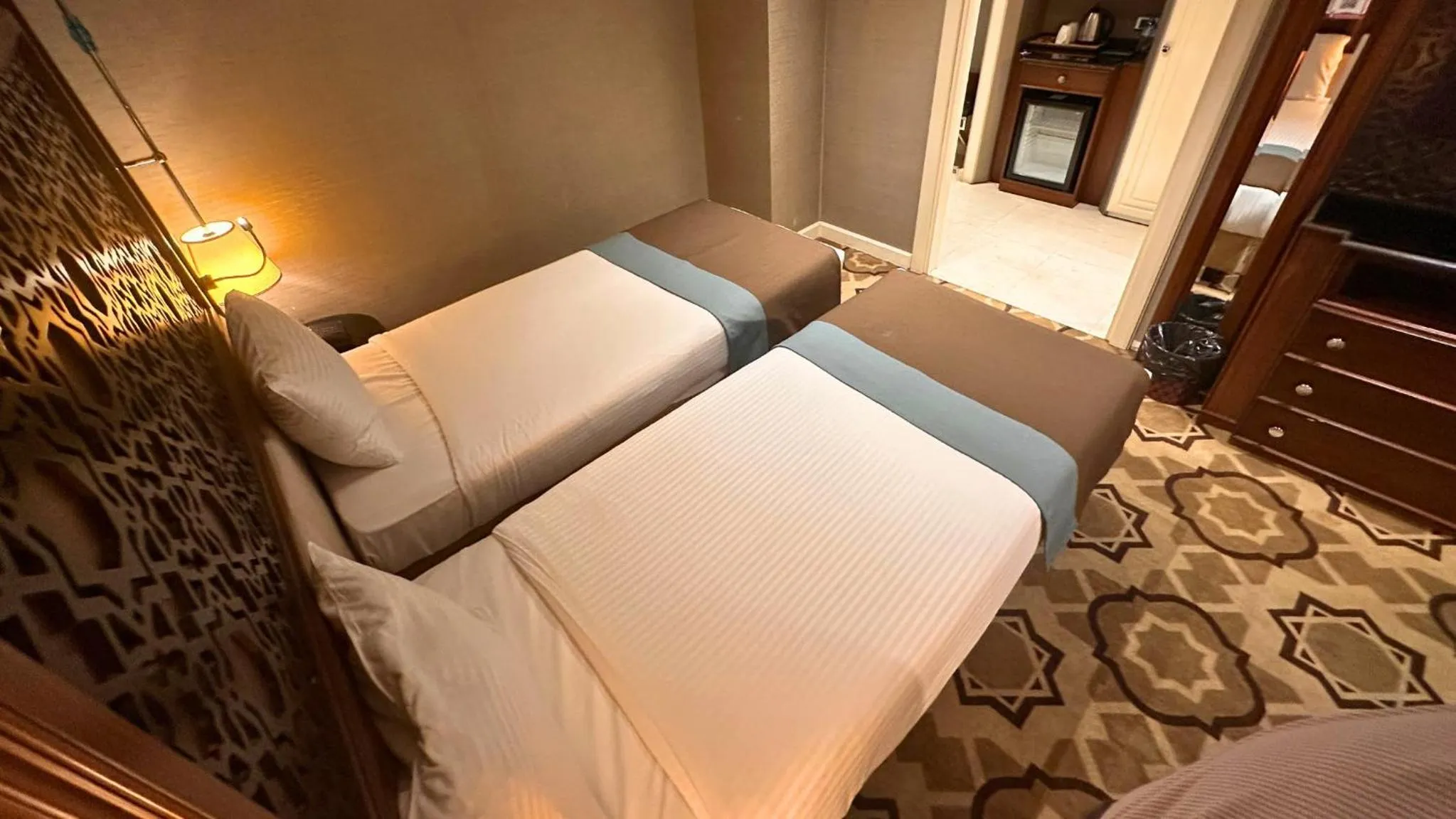 Bed in Grand Durmaz Hotel