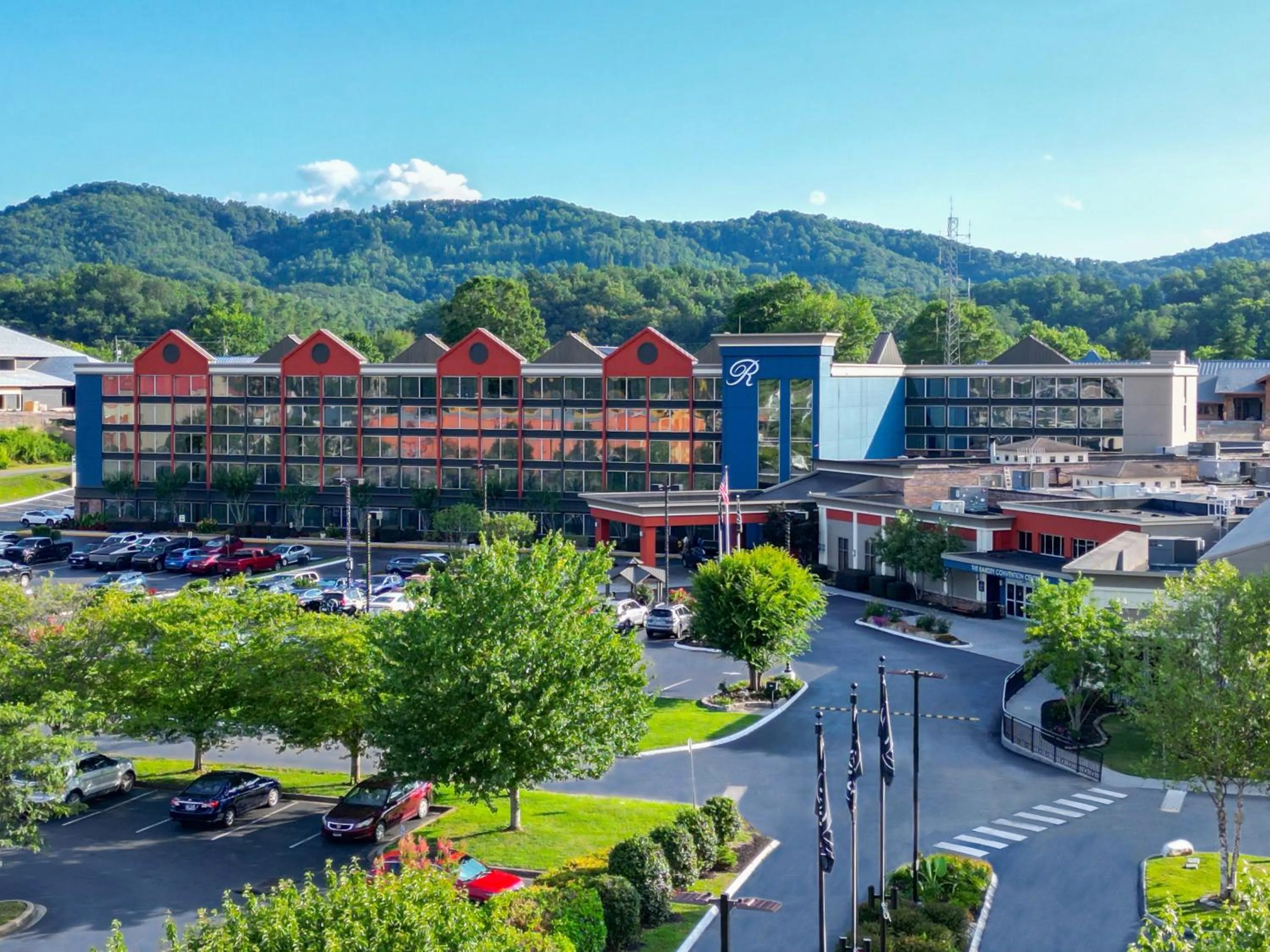 Property building in The Ramsey Hotel and Convention Center