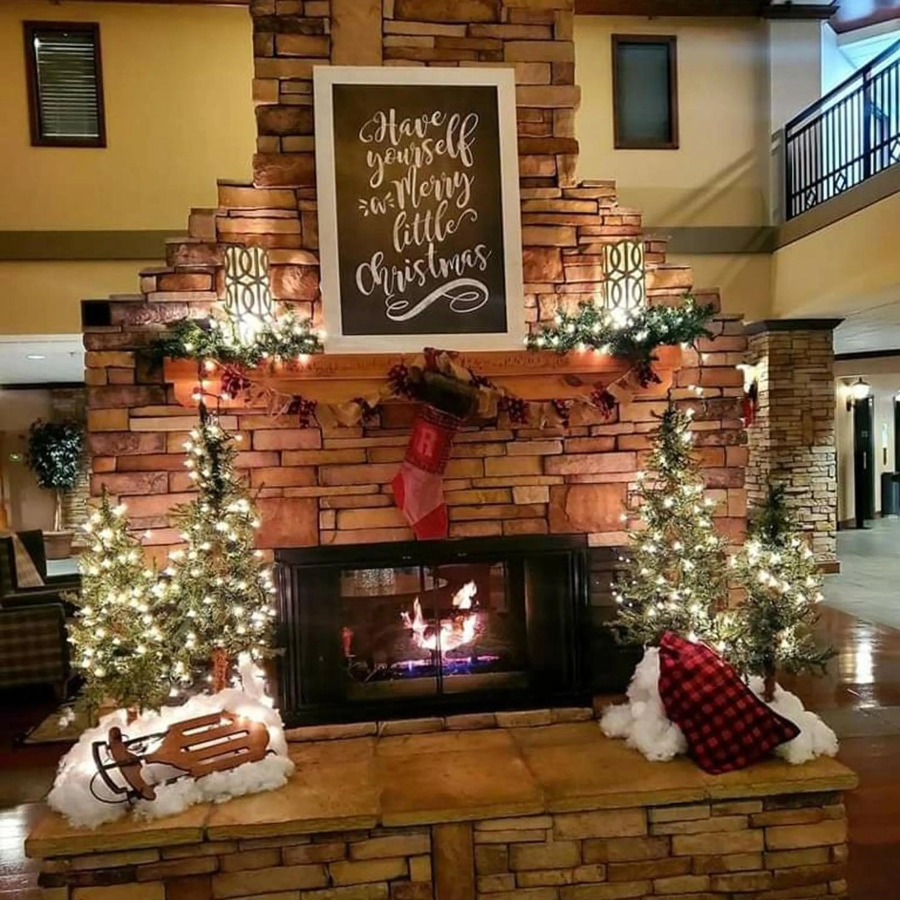 Winter in The Ramsey Hotel and Convention Center