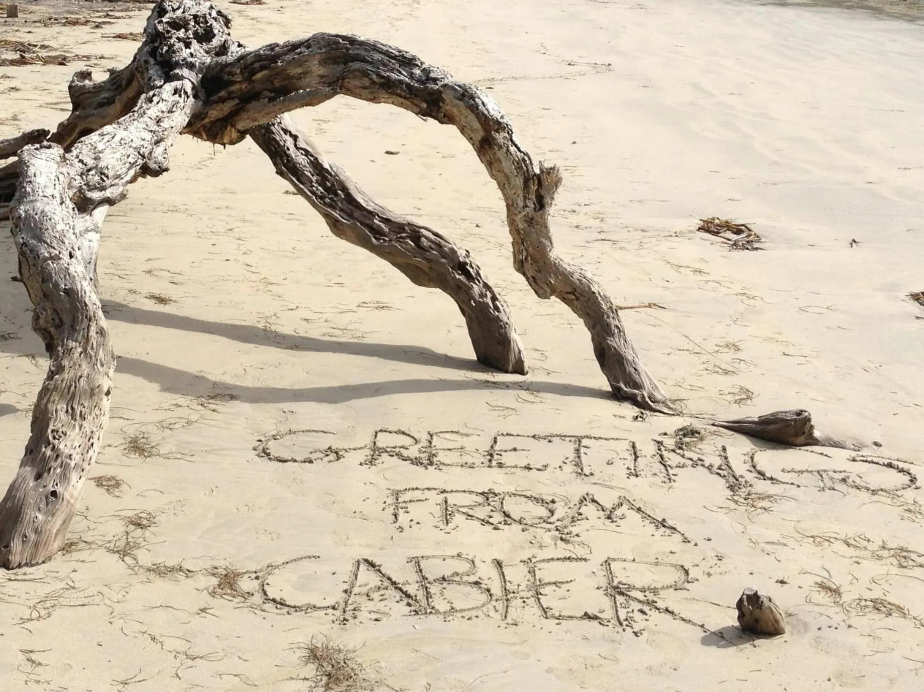 Beach in Cabier Ocean Lodge