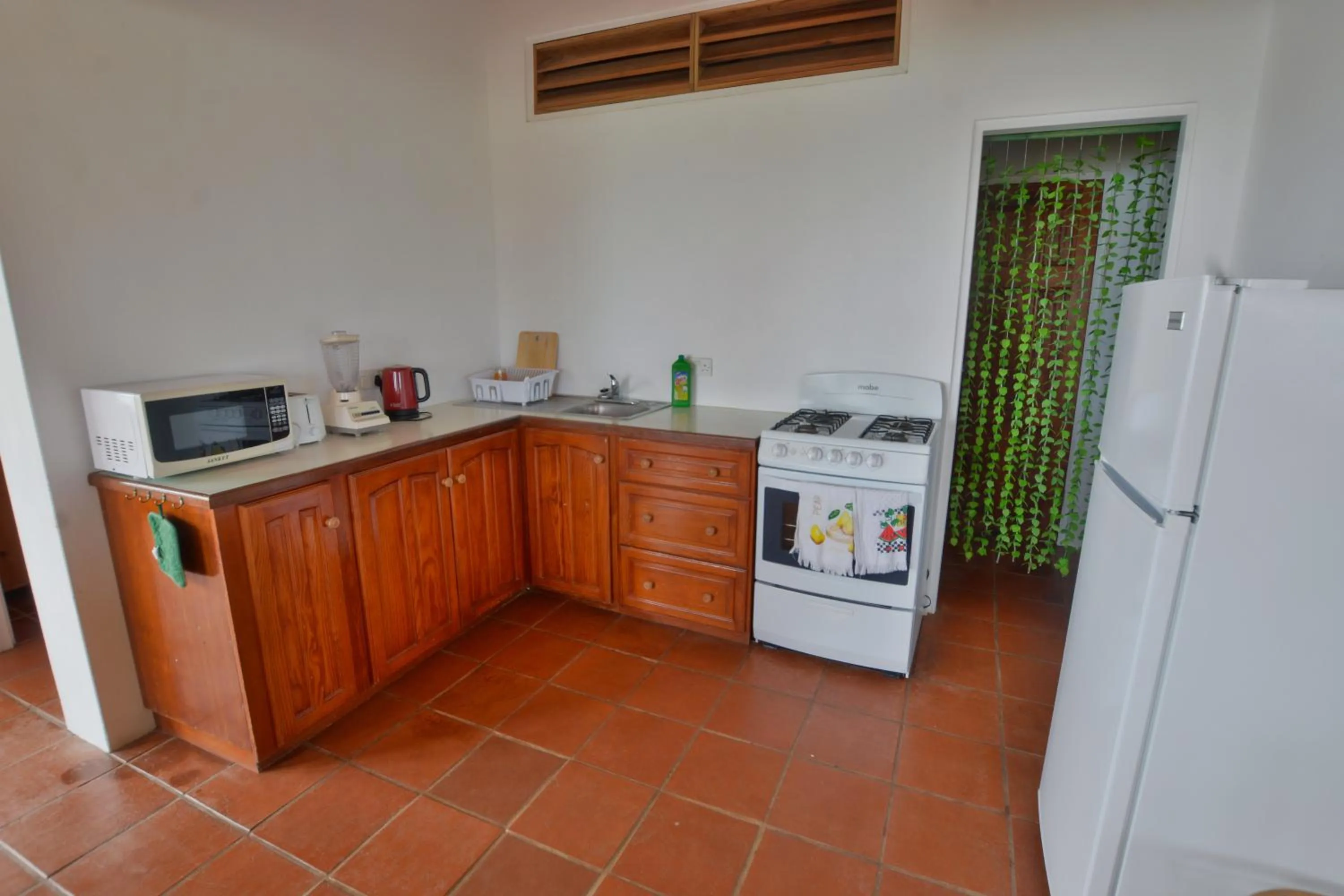Kitchen or kitchenette in Cabier Ocean Lodge