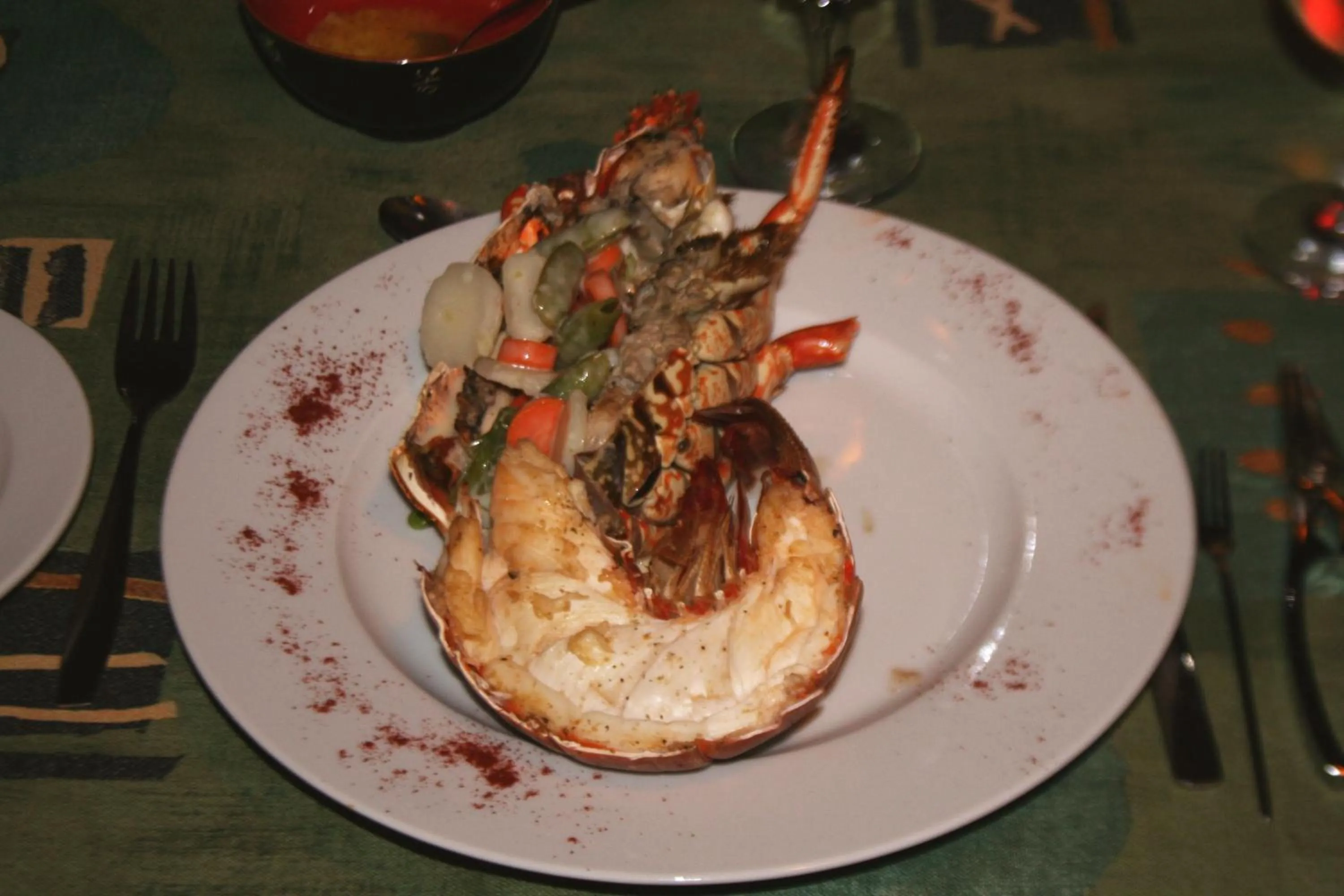 Food close-up in Cabier Ocean Lodge