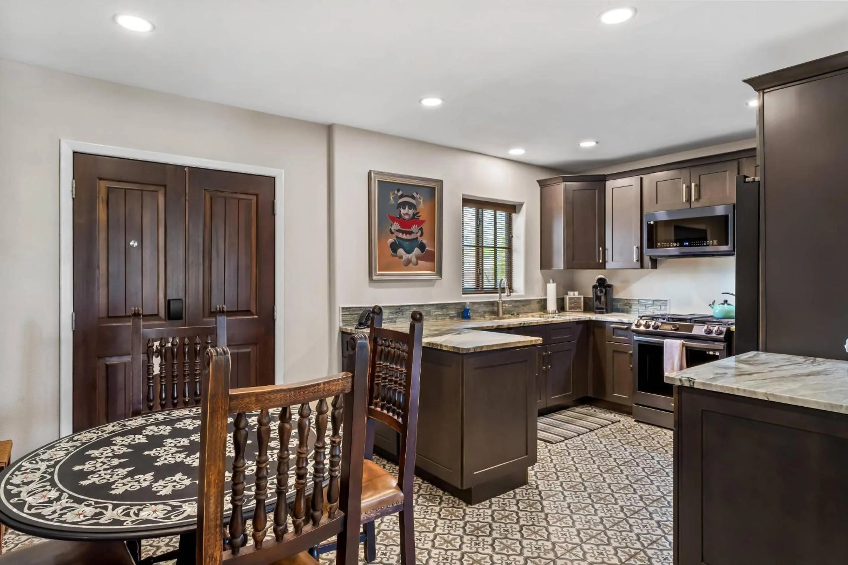 Bedroom in Casas de Suenos Old Town Historic Inn, an Ascend Collection Hotel