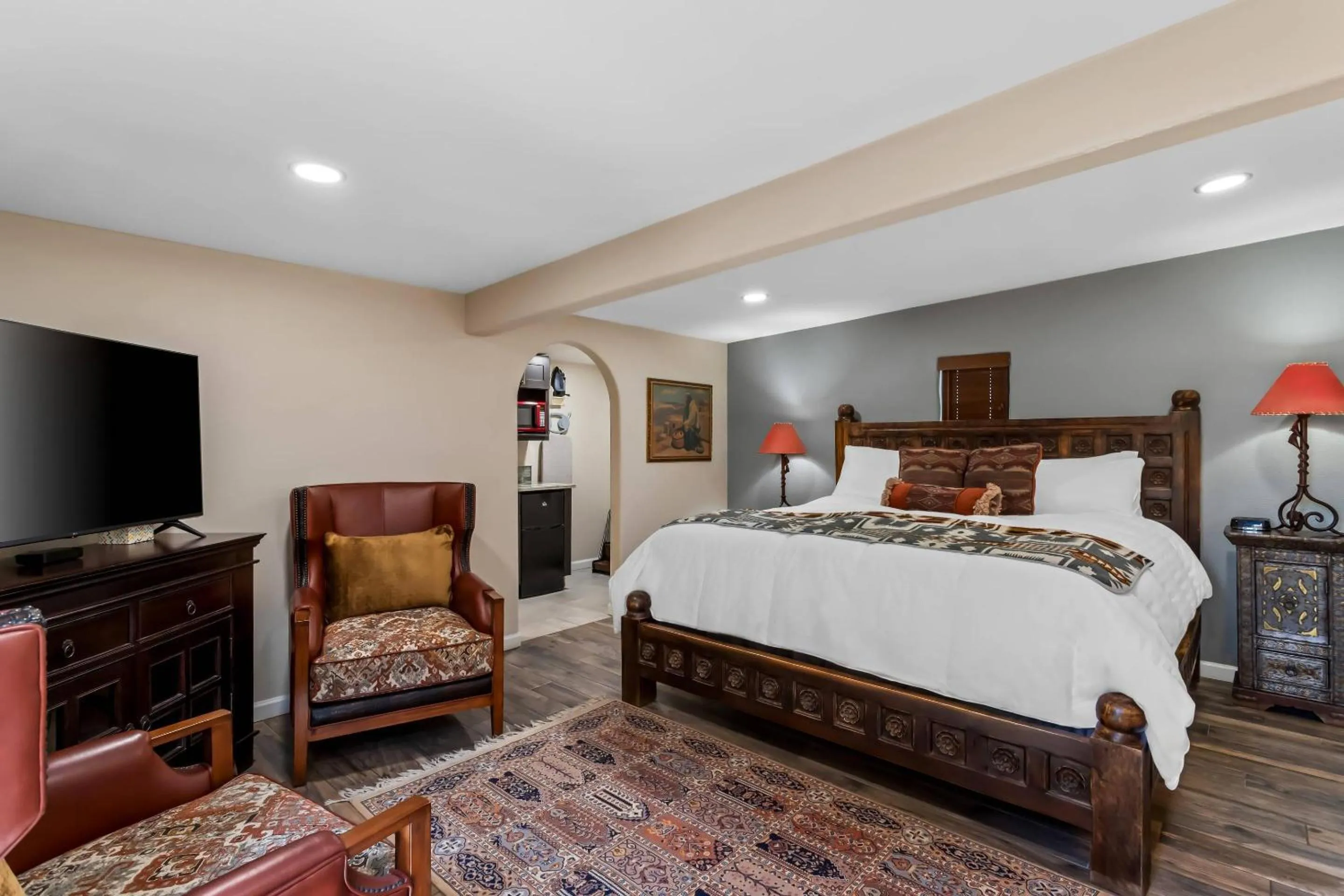 Bedroom, Bed in Casas de Suenos Old Town Historic Inn, an Ascend Collection Hotel