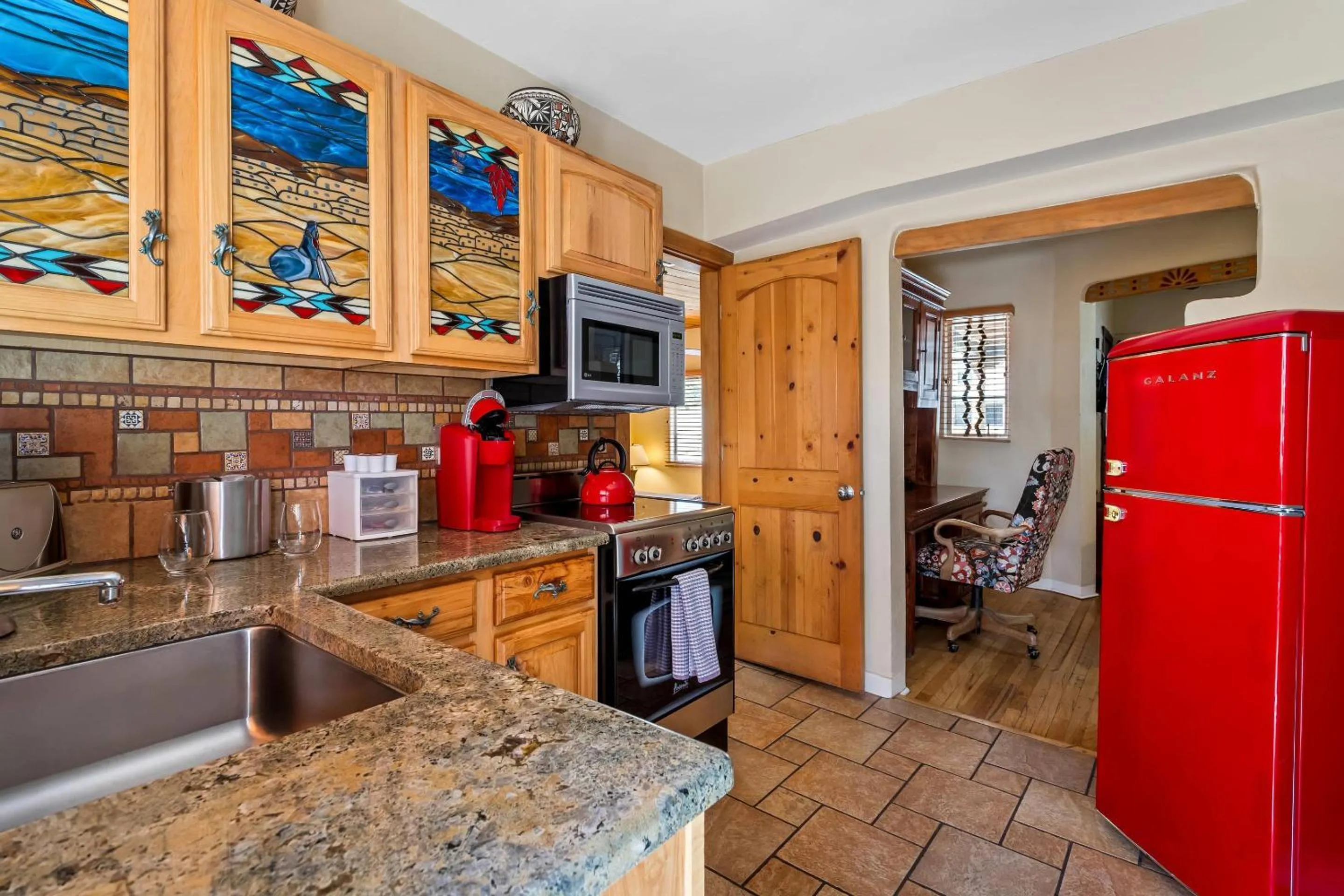 Bedroom in Casas de Suenos Old Town Historic Inn, an Ascend Collection Hotel