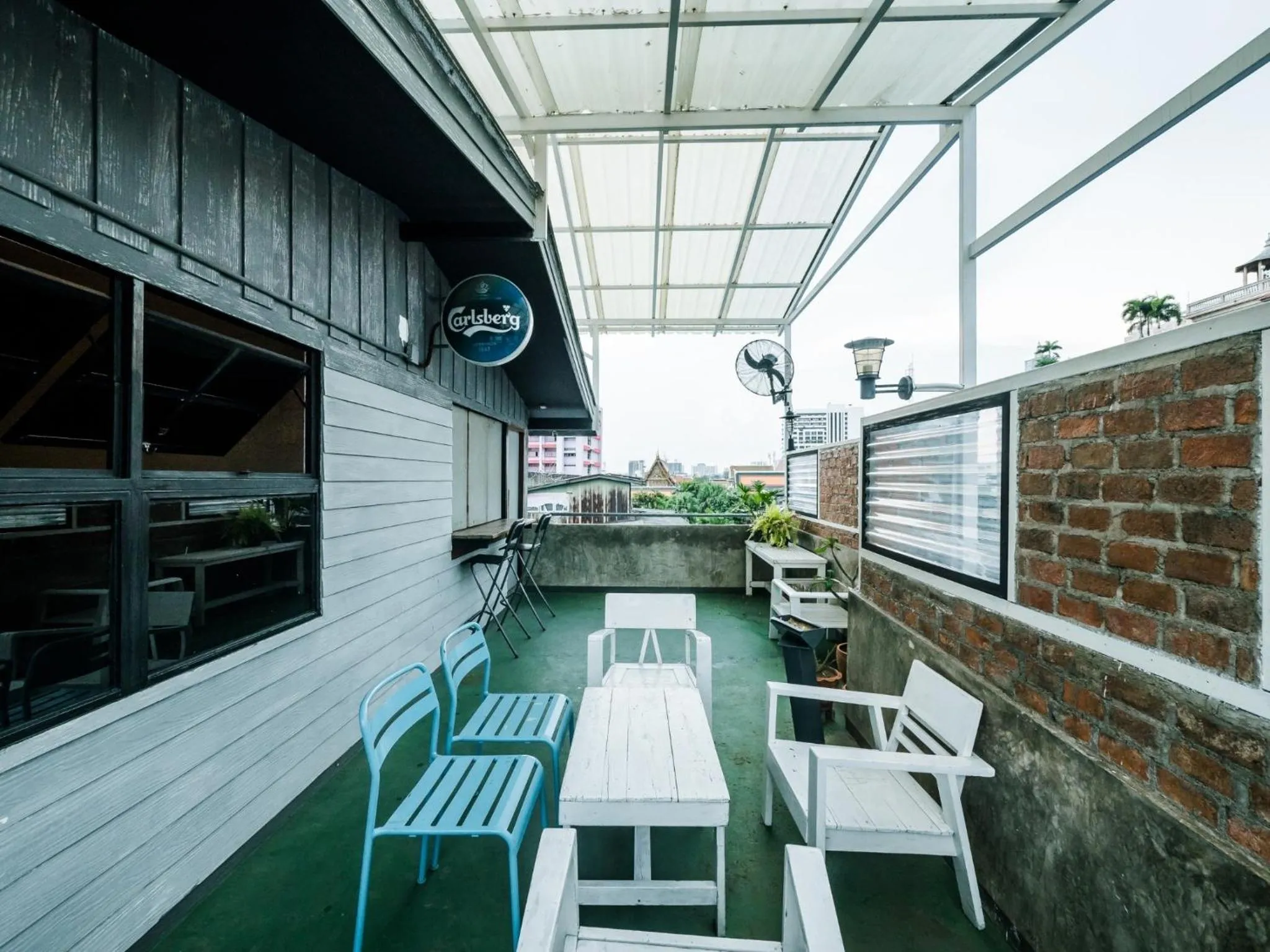 Balcony/Terrace in Zeds Hostel Bangkok