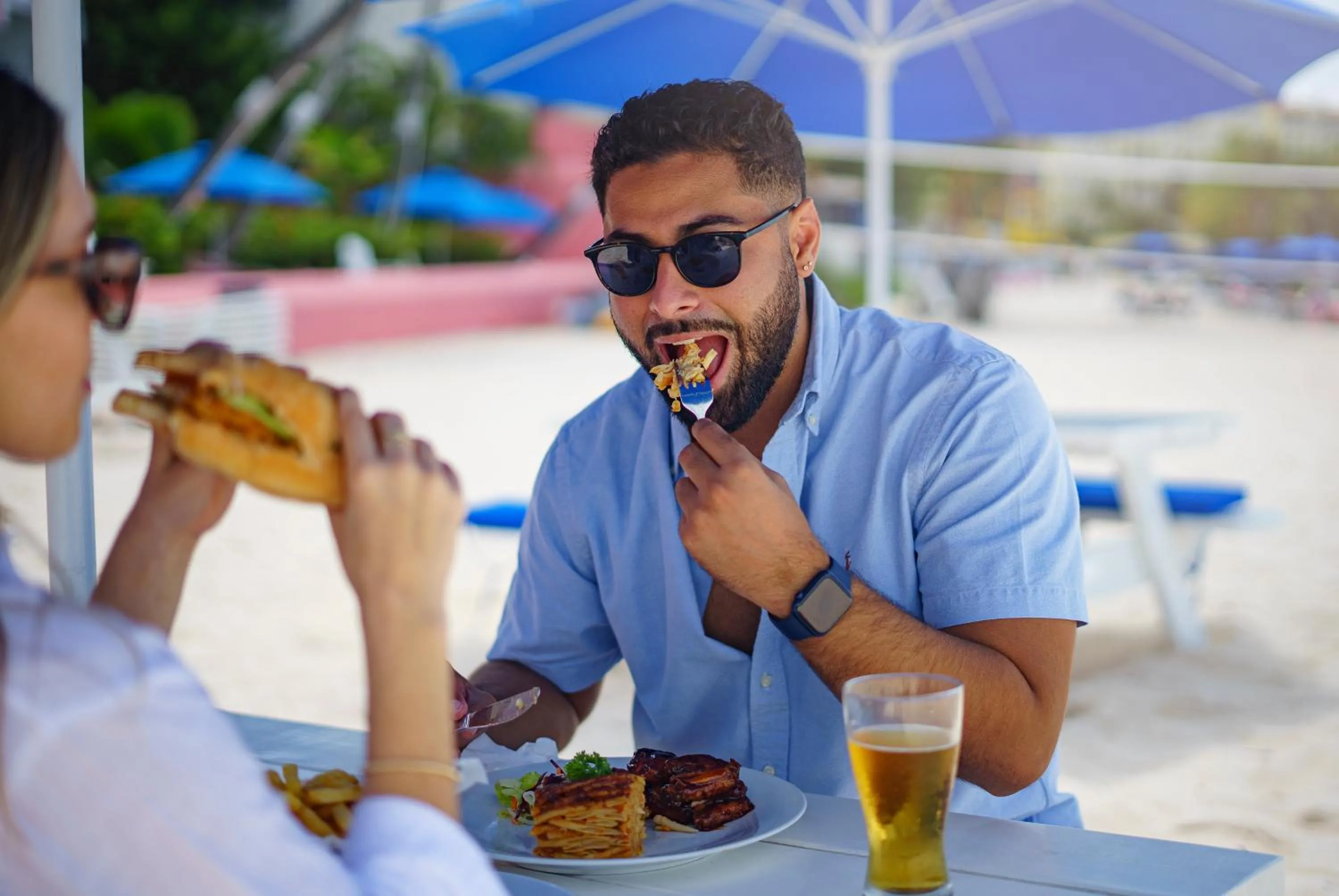 Food close-up in Southern Palms Beach Club