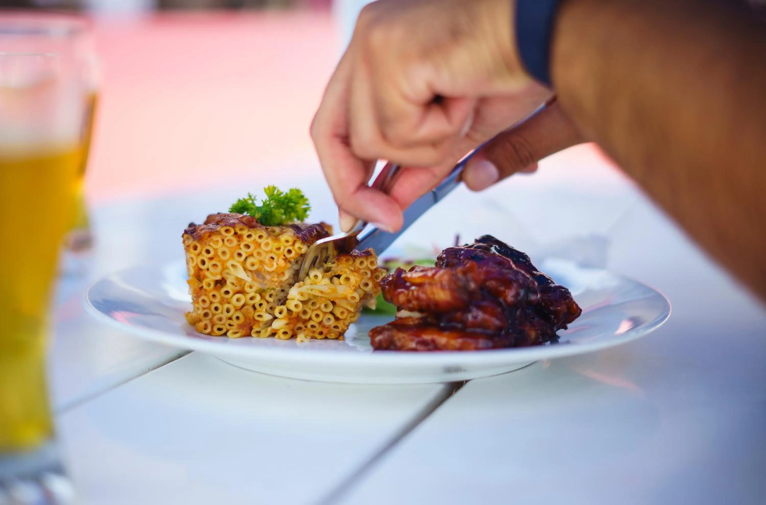 Food close-up in Southern Palms Beach Club