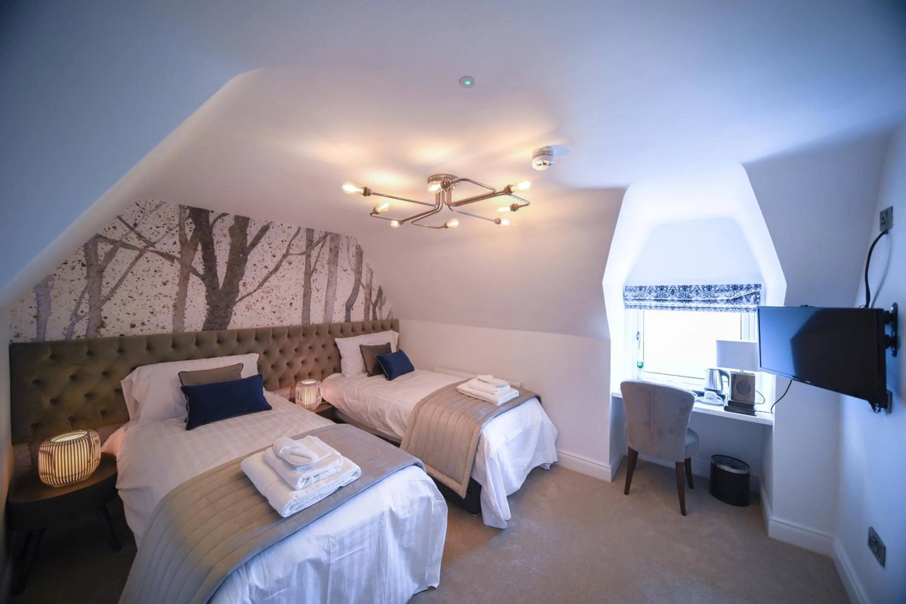 Bedroom, Bed in The Strand Hotel, the former residence of Oscar Wilde