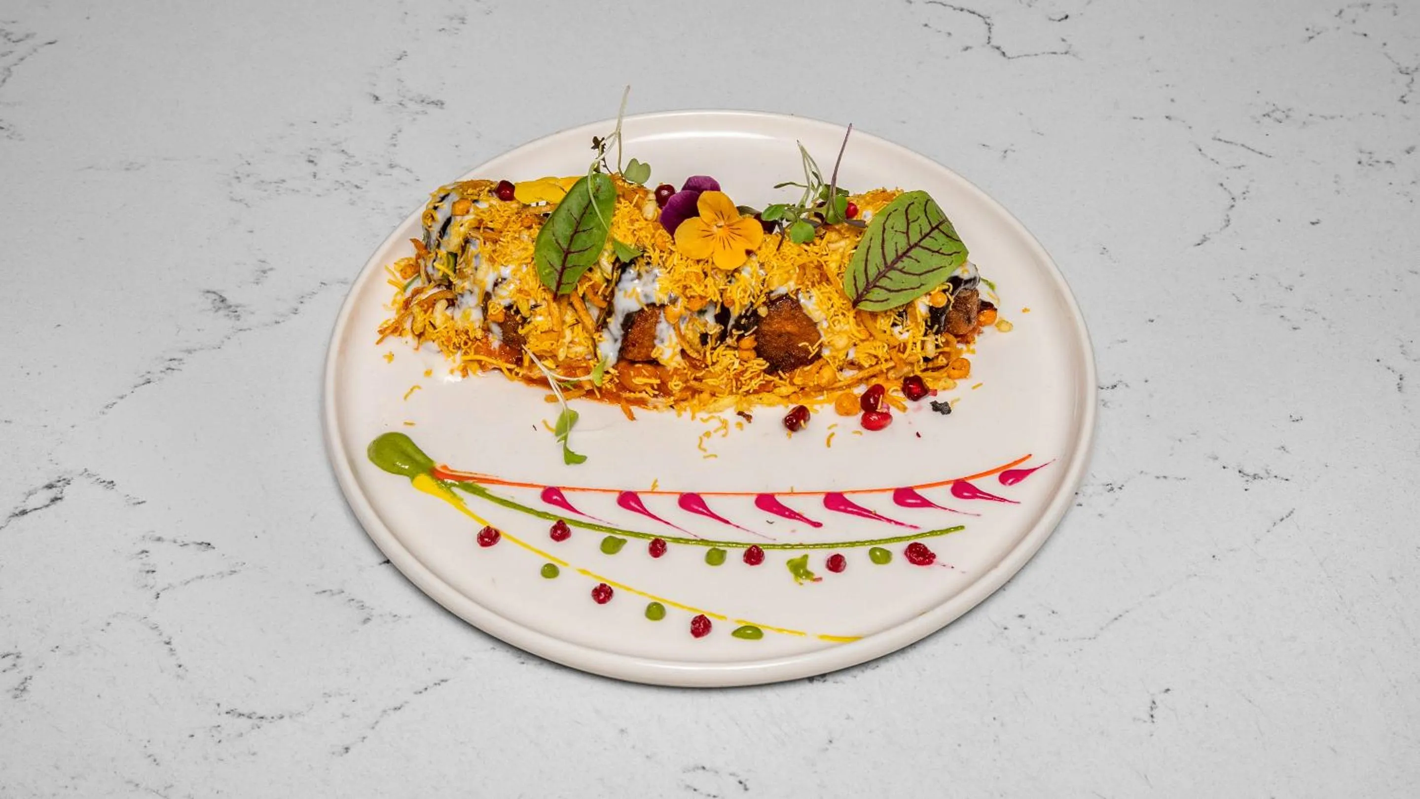 Food and drinks in The Strand Hotel, the former residence of Oscar Wilde