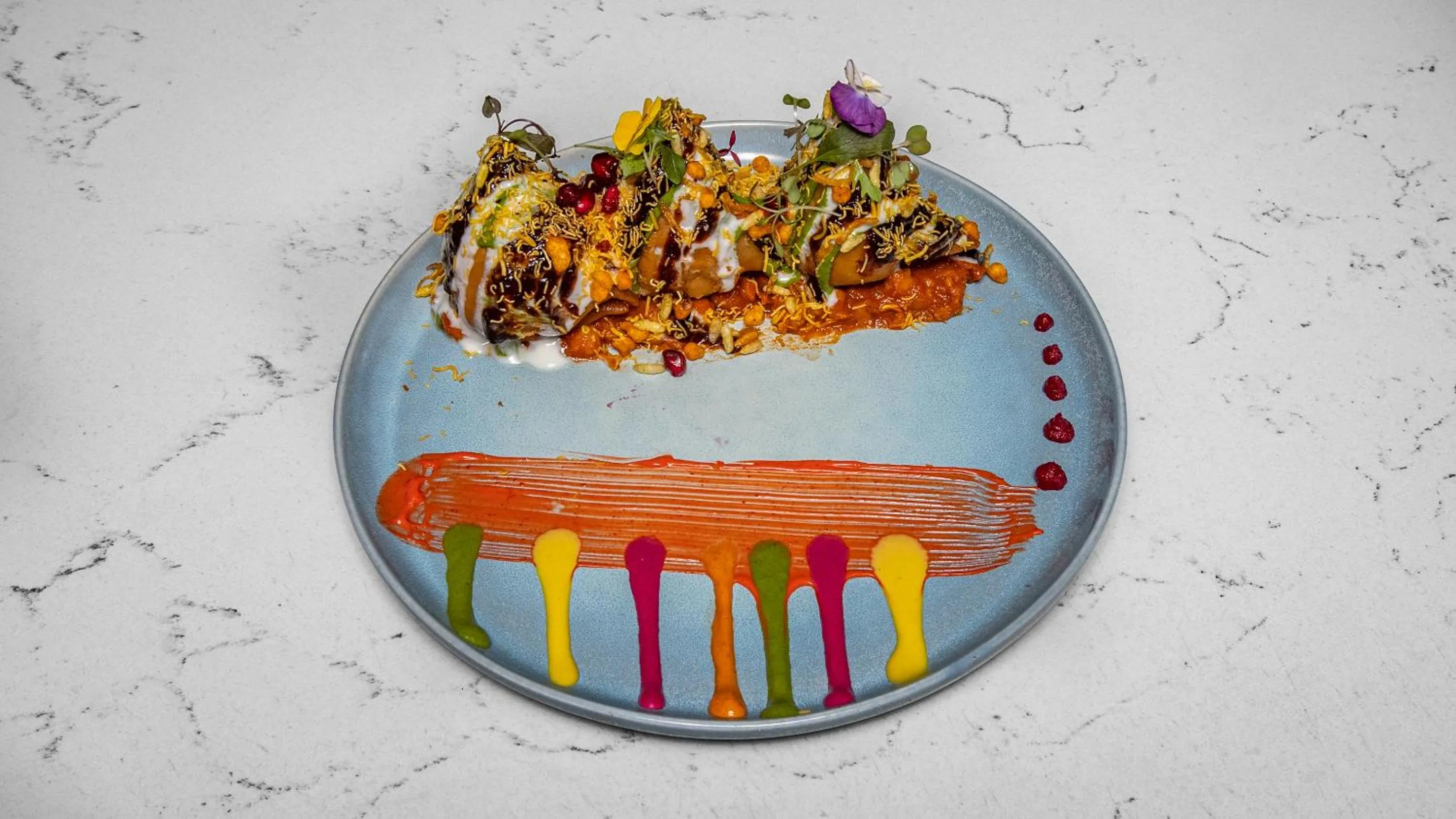 Breakfast in The Strand Hotel, the former residence of Oscar Wilde