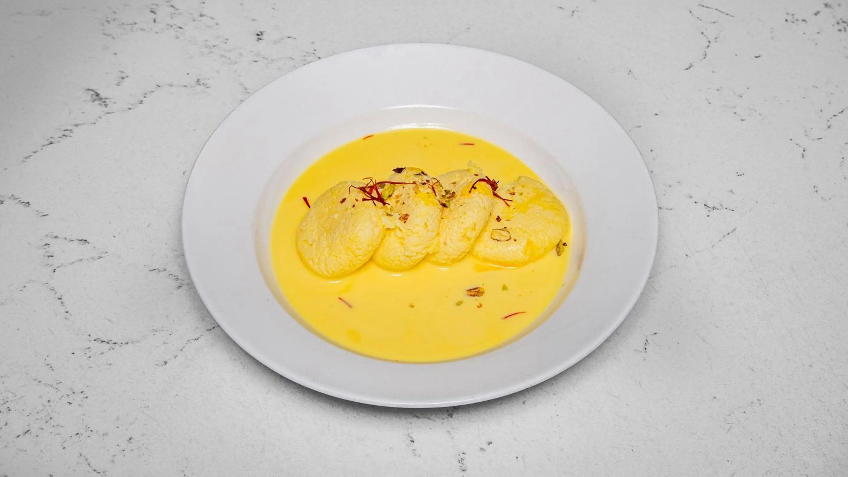 Food in The Strand Hotel, the former residence of Oscar Wilde