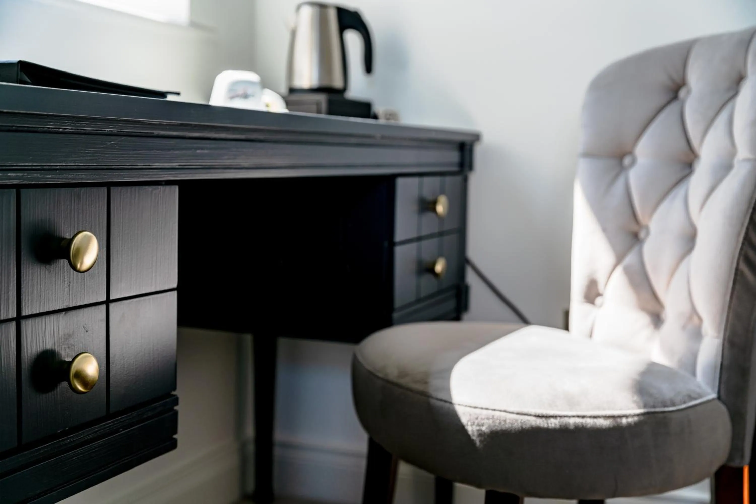 hair dresser in The Strand Hotel, the former residence of Oscar Wilde