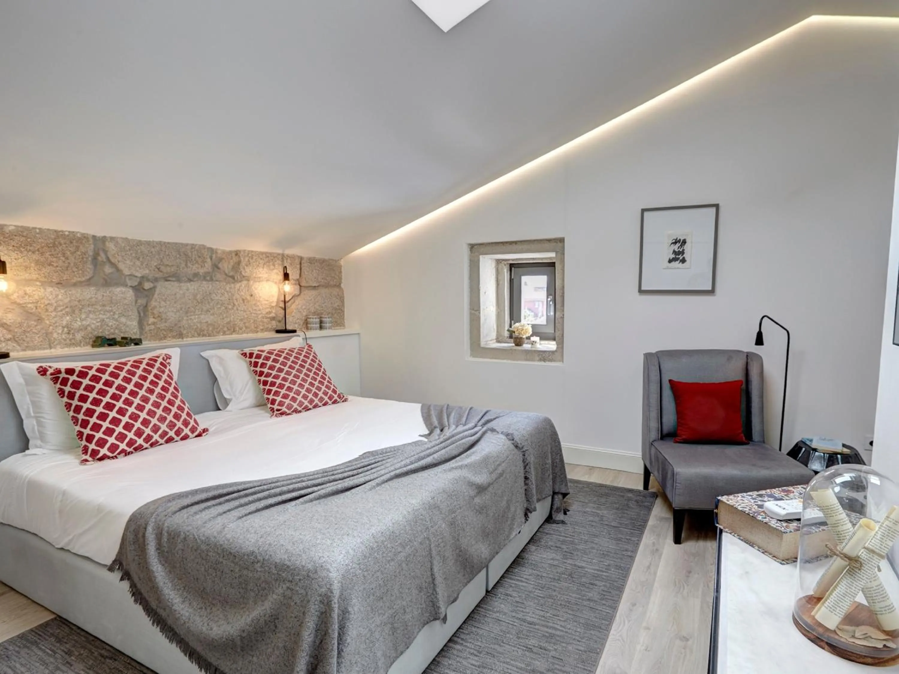 Bed in Porto Downtown Lovers Suites: Bombarda 451