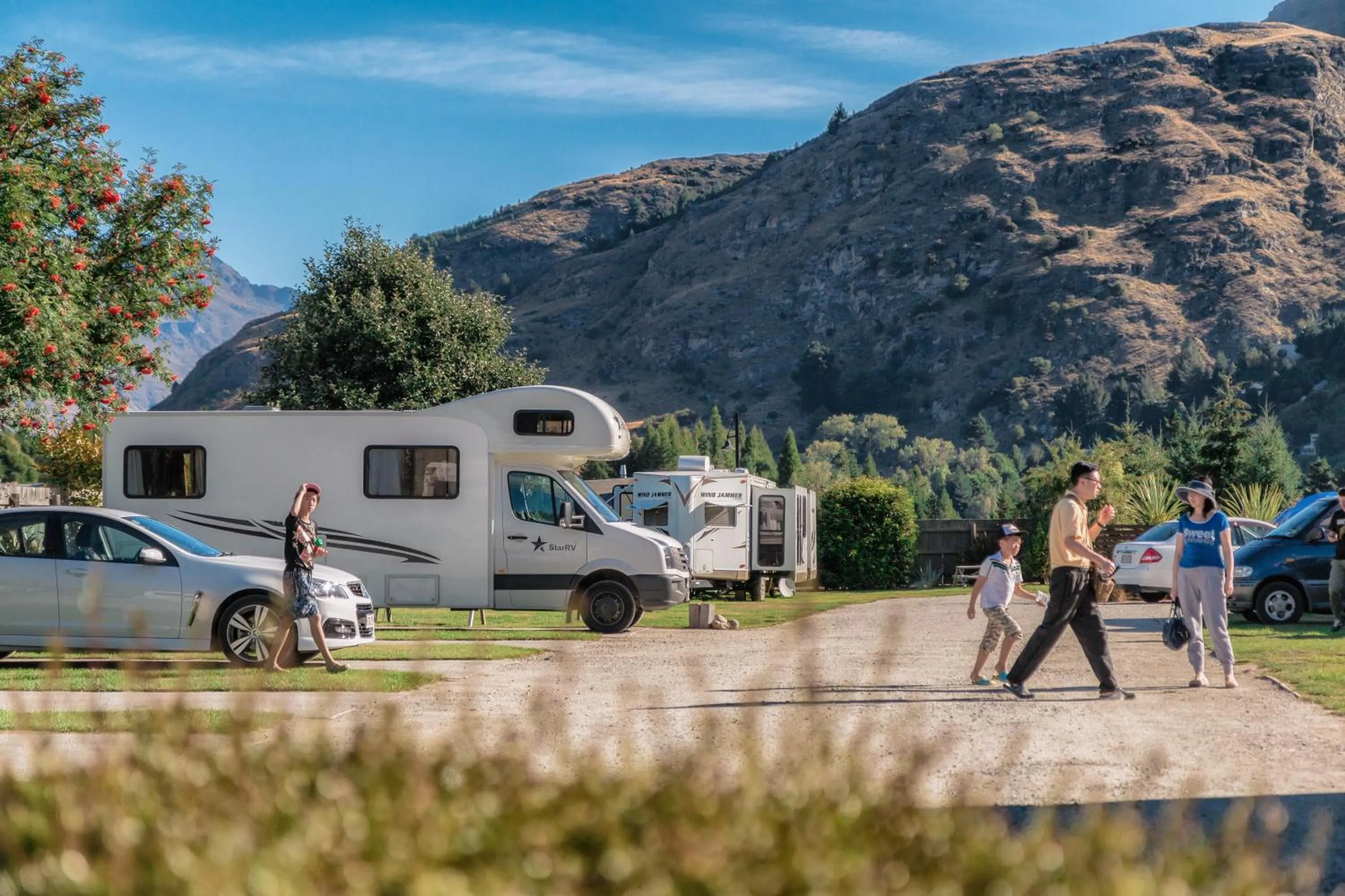 Mountain view in Queenstown Top 10 Holiday Park