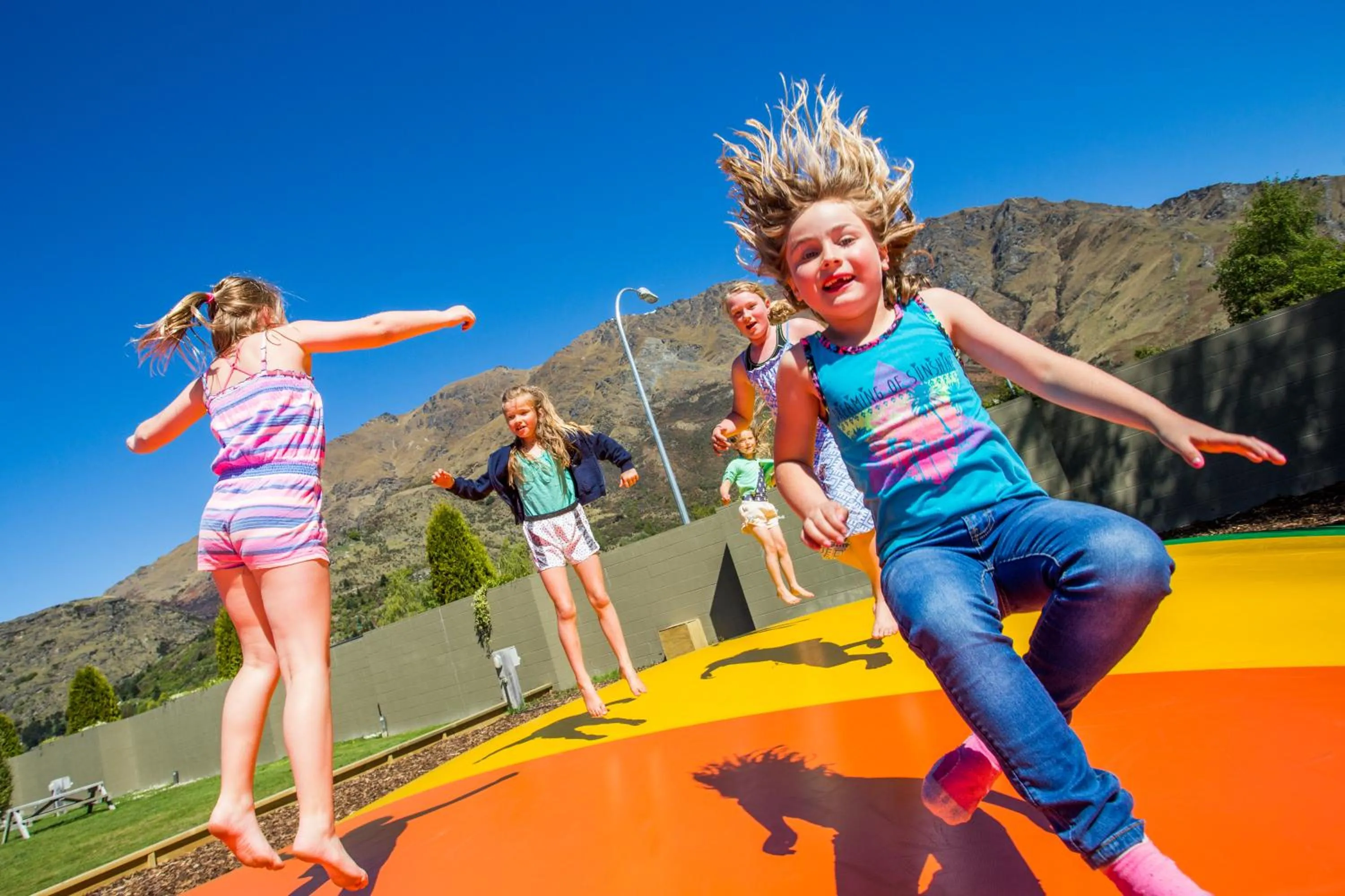 Children play ground in Queenstown Top 10 Holiday Park
