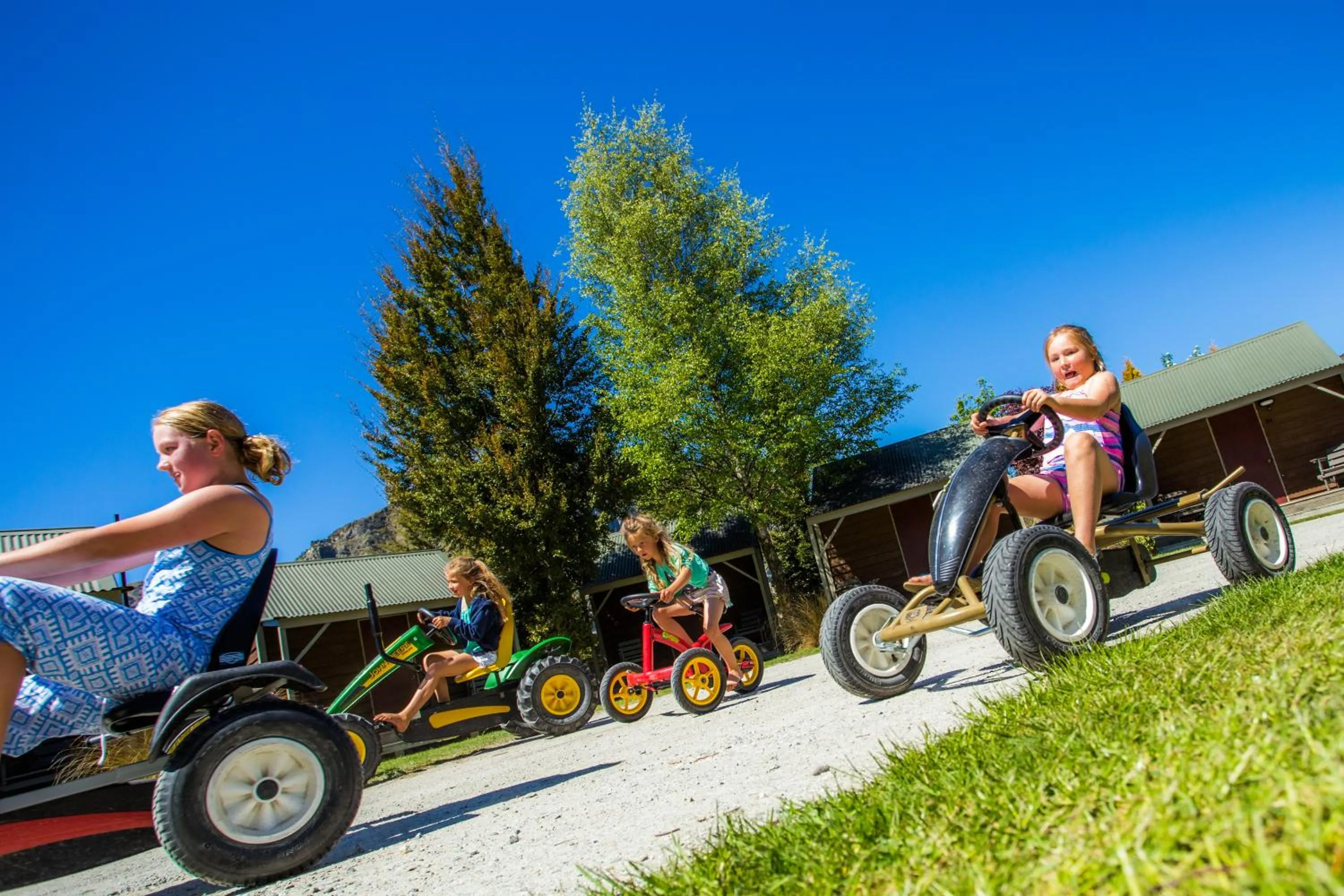 Children play ground in Queenstown Top 10 Holiday Park