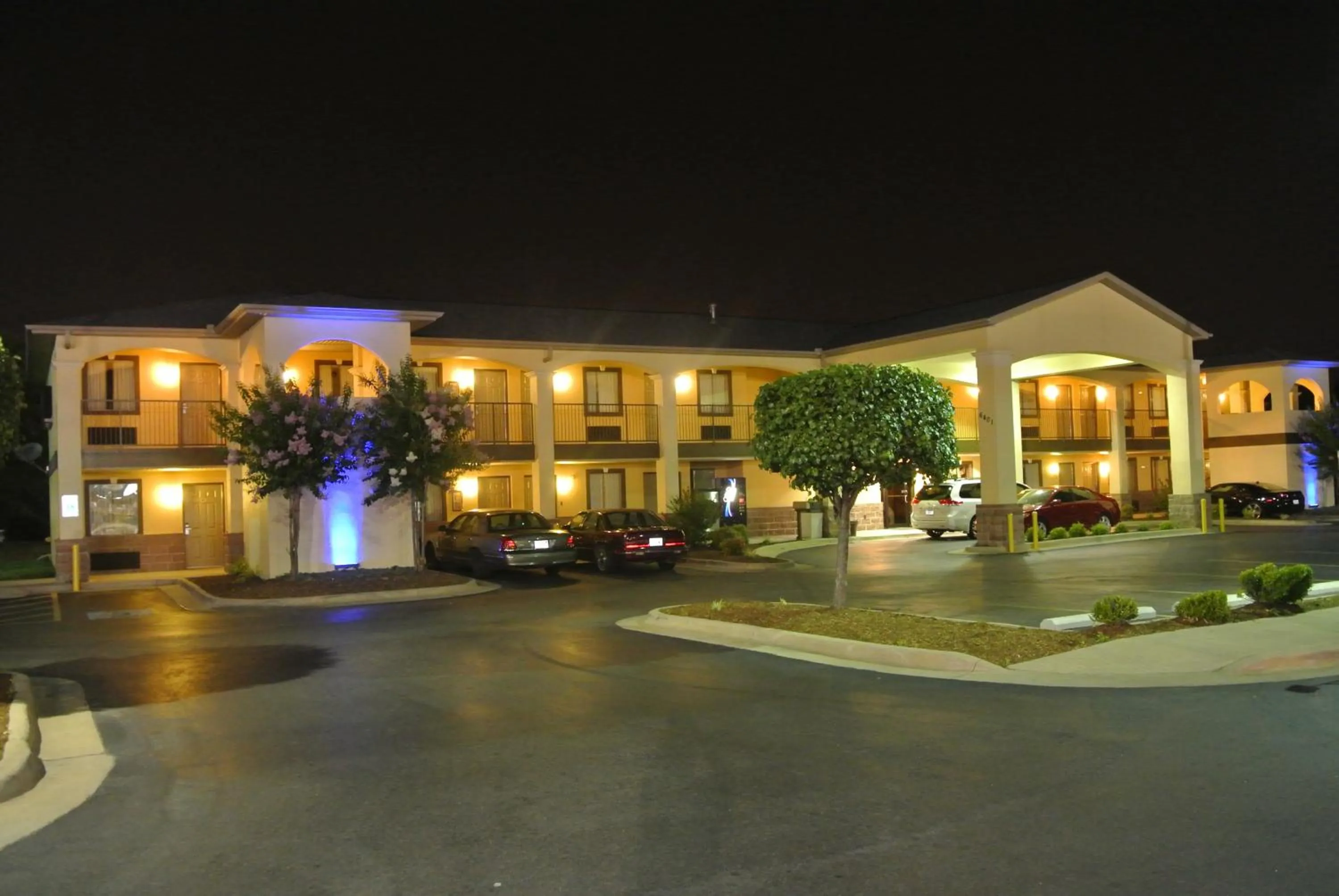 Property building in Americas Best Value Inn and Suites Little Rock