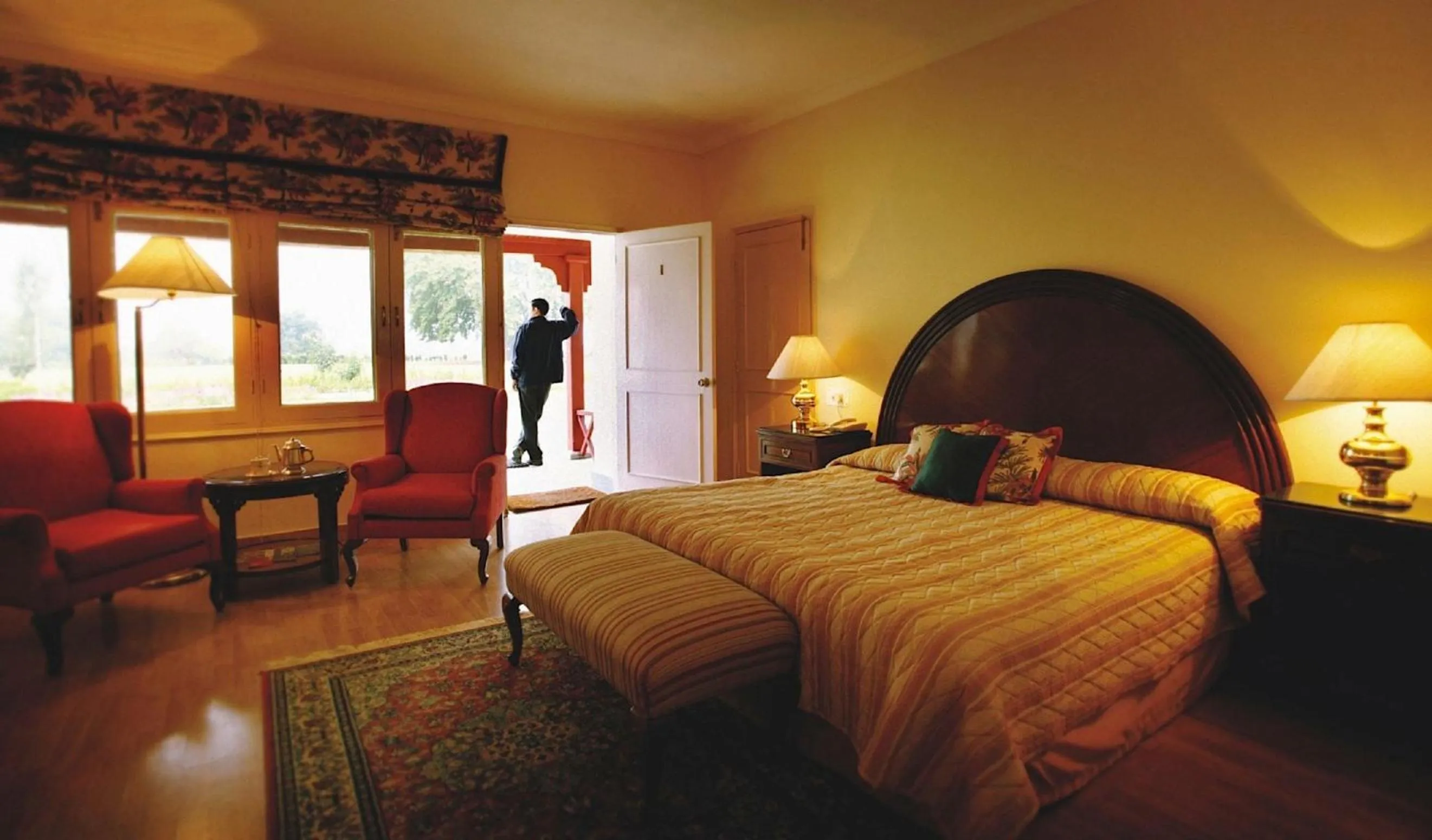 Photo of the whole room, Bed in The LaLit Grand Palace Srinagar