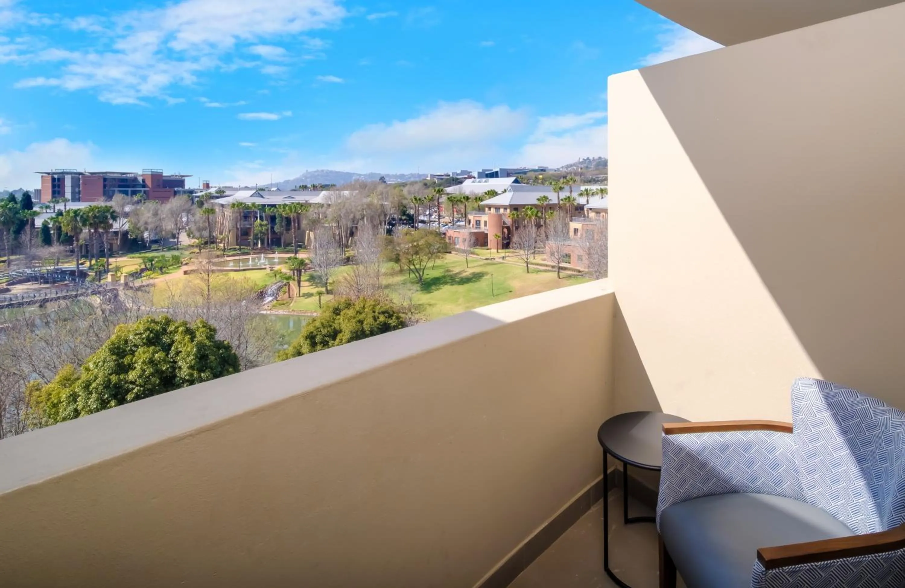 Lake view in ANEW Hotel Roodepoort Johannesburg