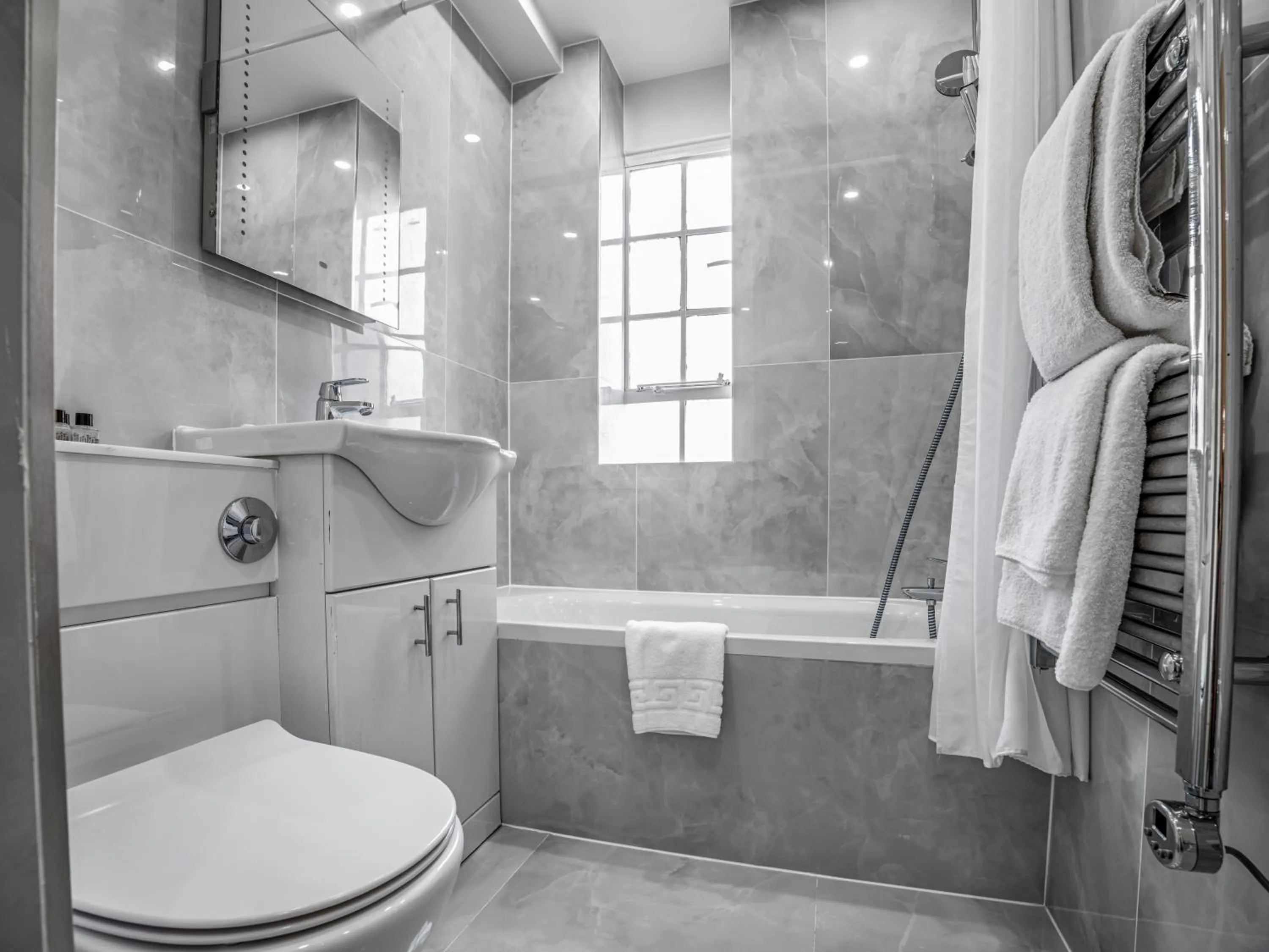 Bathroom in Chelsea Cloisters Serviced Apartments