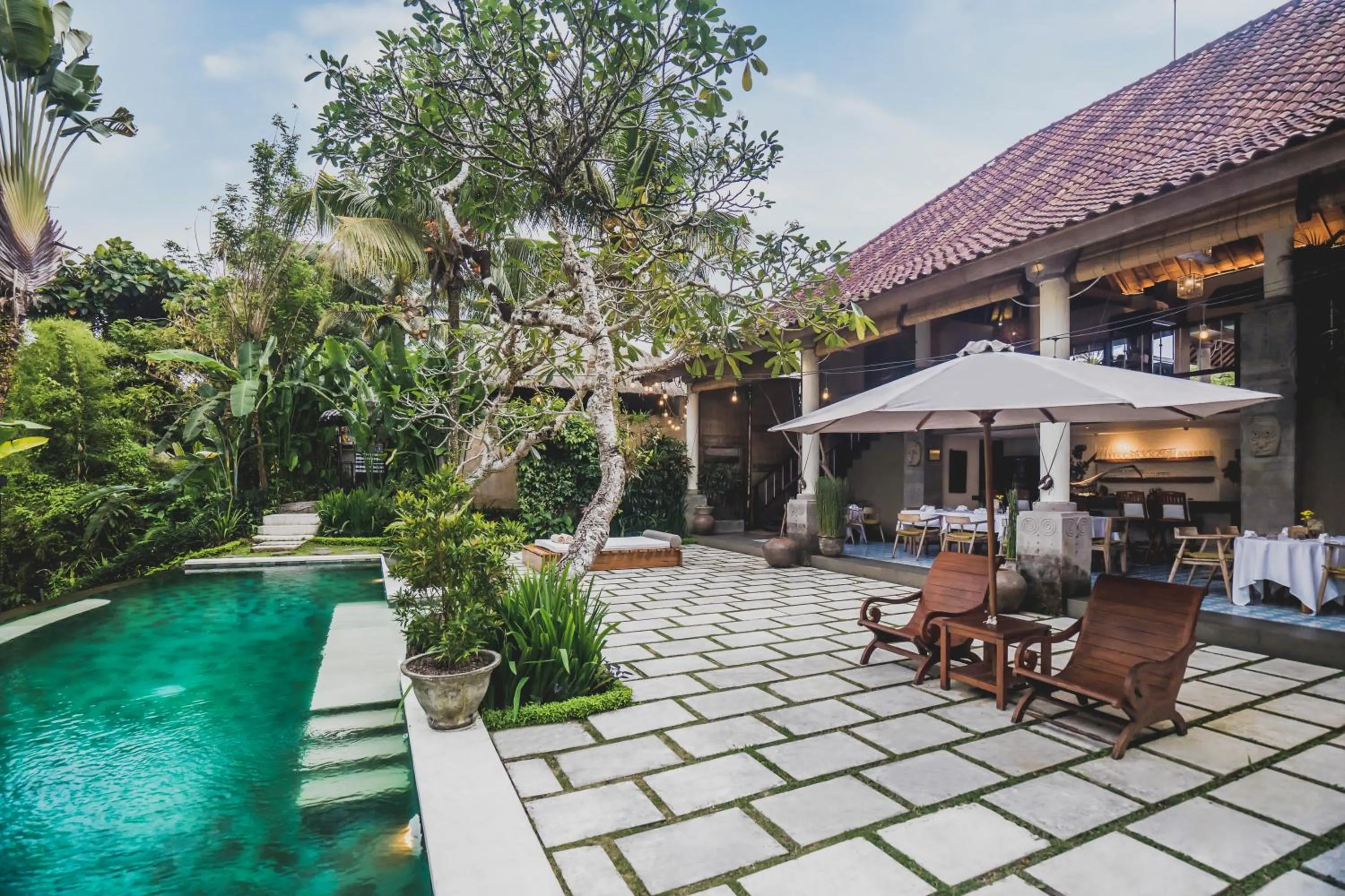 Restaurant/places to eat in Luwak Ubud Villa & Jungle Suite