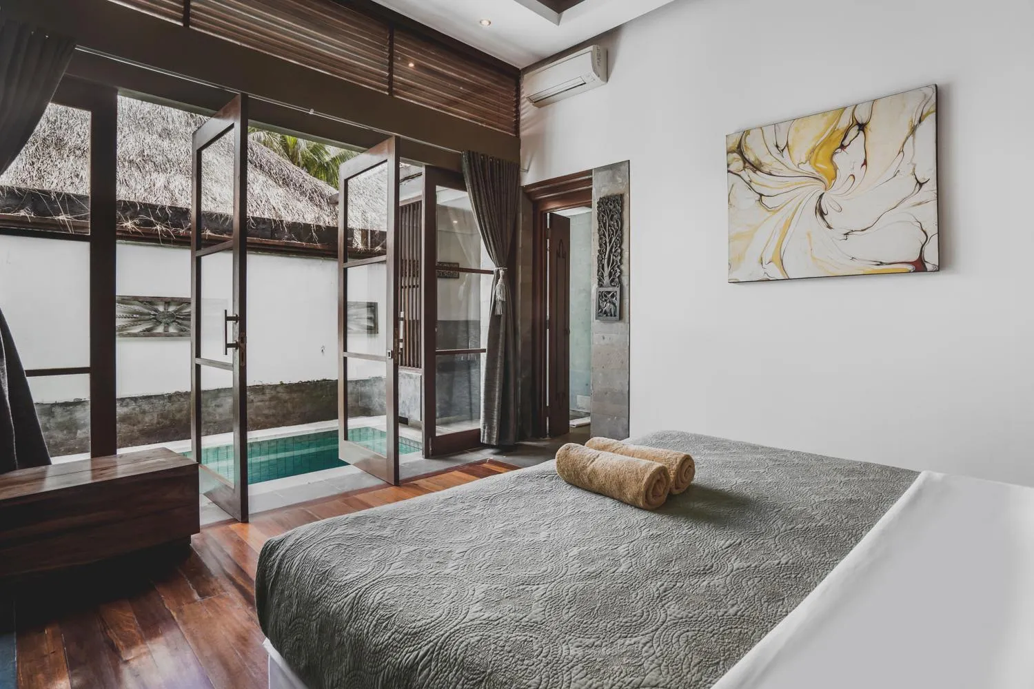 Bedroom, Bed in Luwak Ubud Villa & Jungle Suite