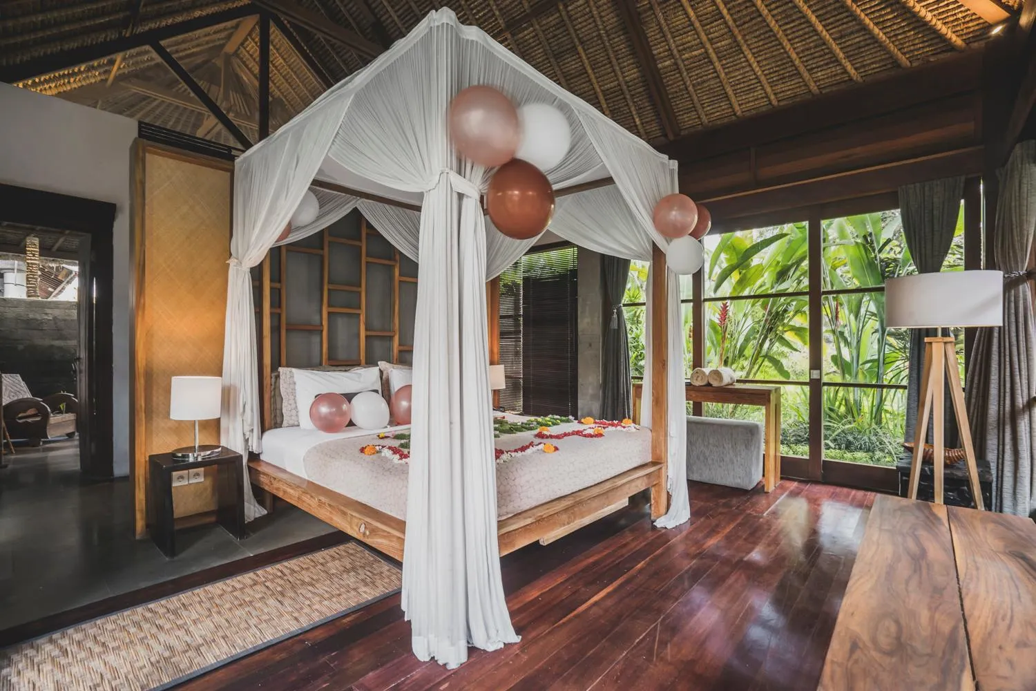 Bedroom, Bed in Luwak Ubud Villa & Jungle Suite