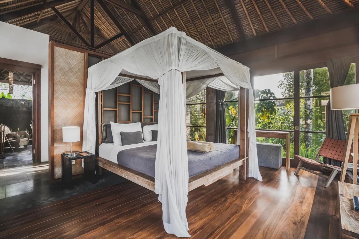 Area and facilities, Bed in Luwak Ubud Villa & Jungle Suite