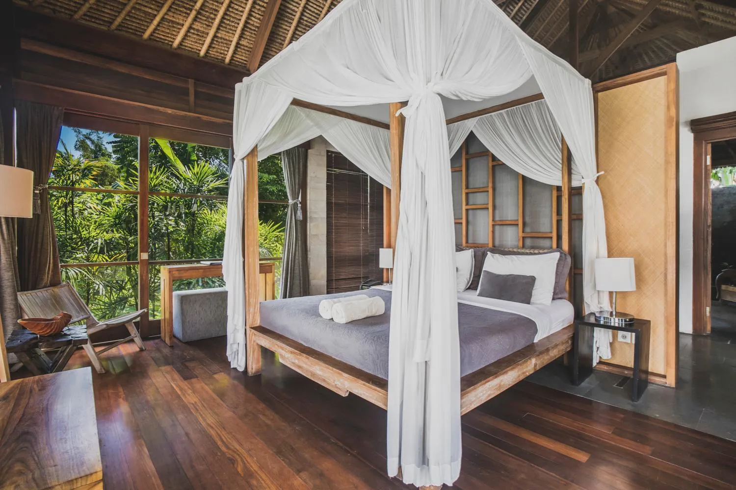 Bedroom, Bed in Luwak Ubud Villa & Jungle Suite