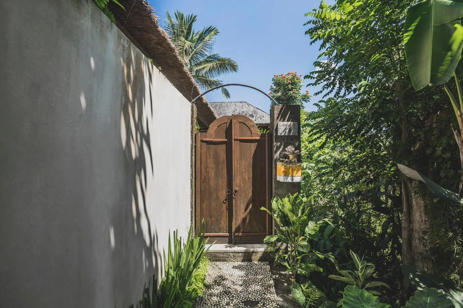 Facade/entrance in Luwak Ubud Villa & Jungle Suite