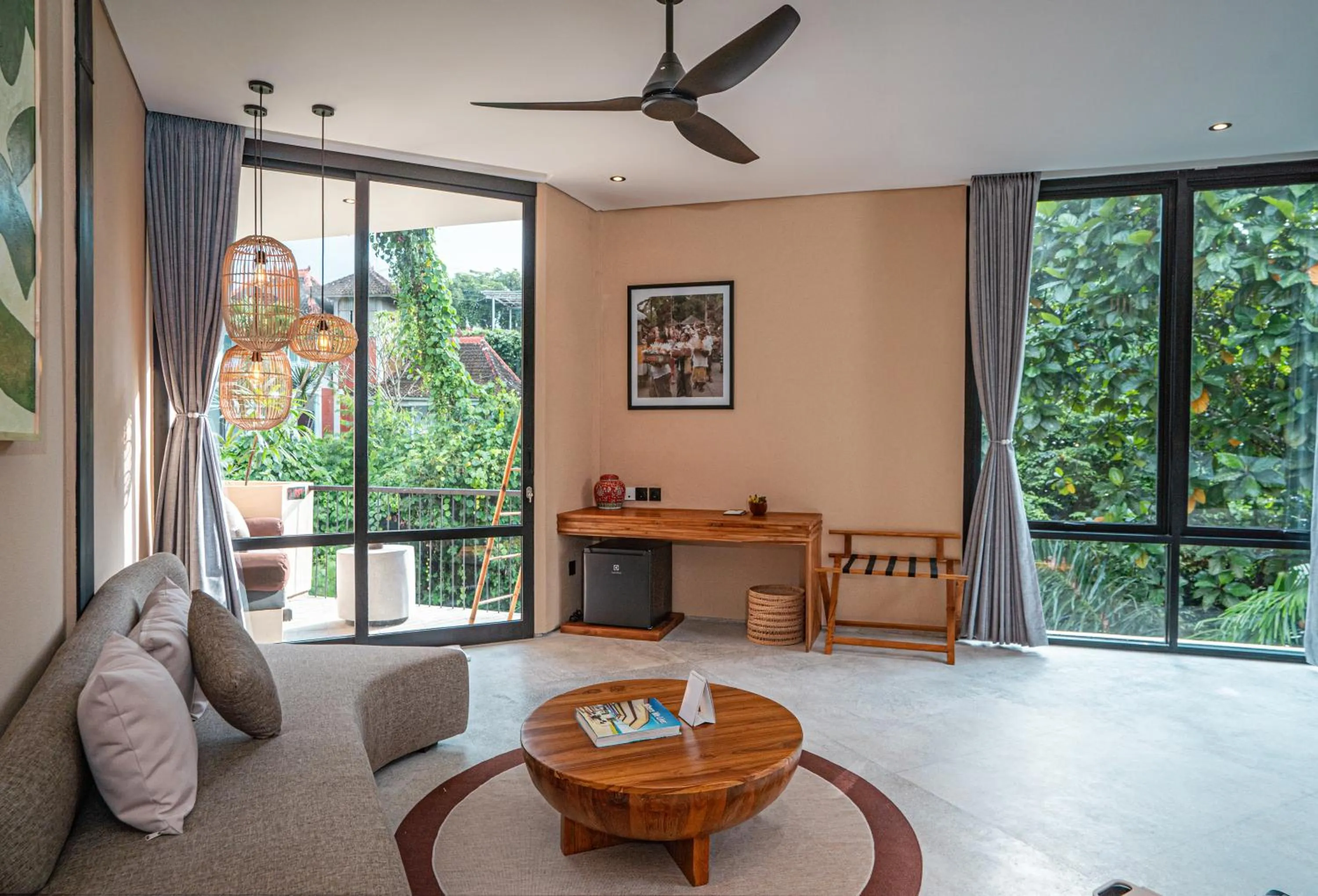 Living room in Luwak Ubud Villa & Jungle Suite