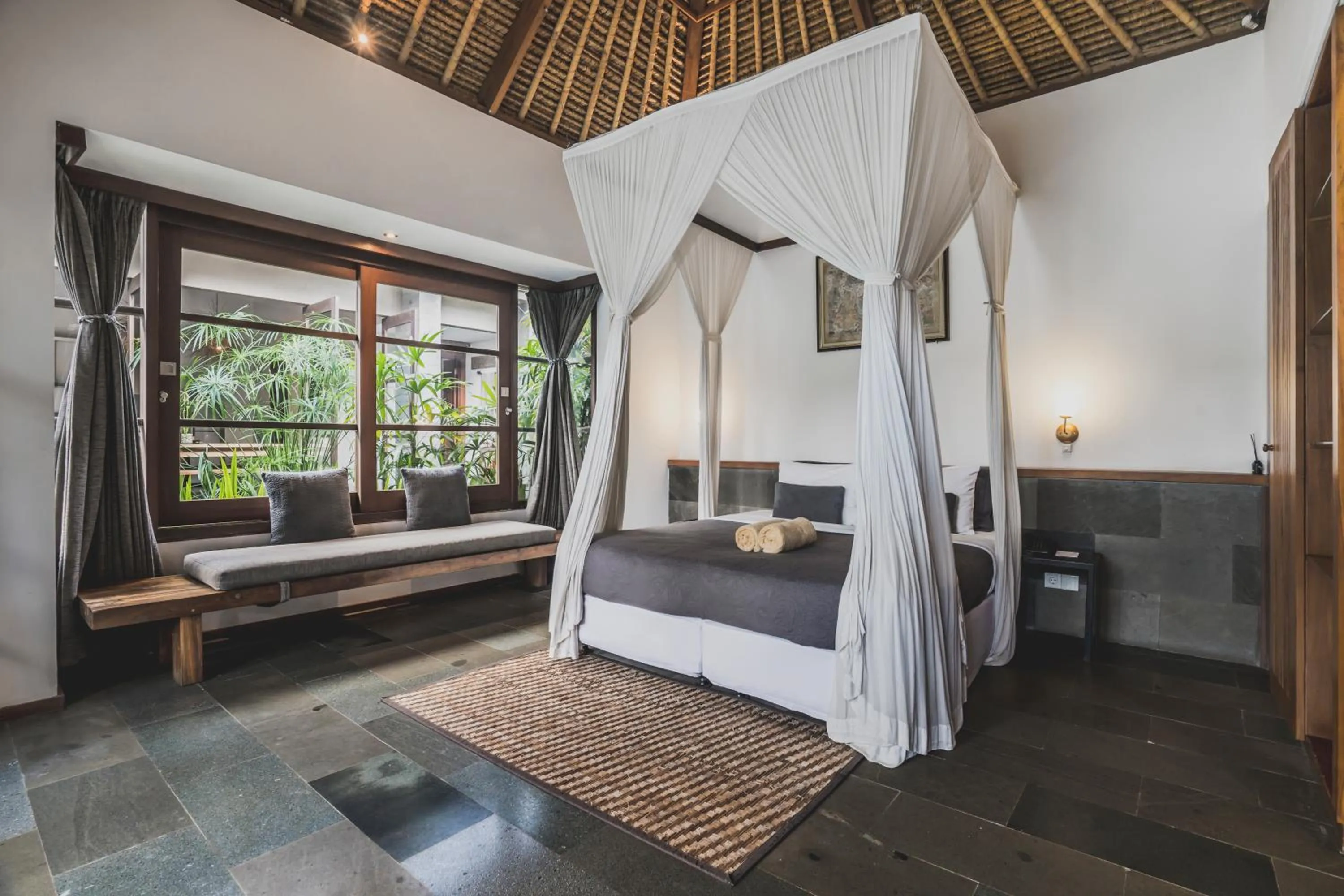 Bedroom, Bed in Luwak Ubud Villa & Jungle Suite