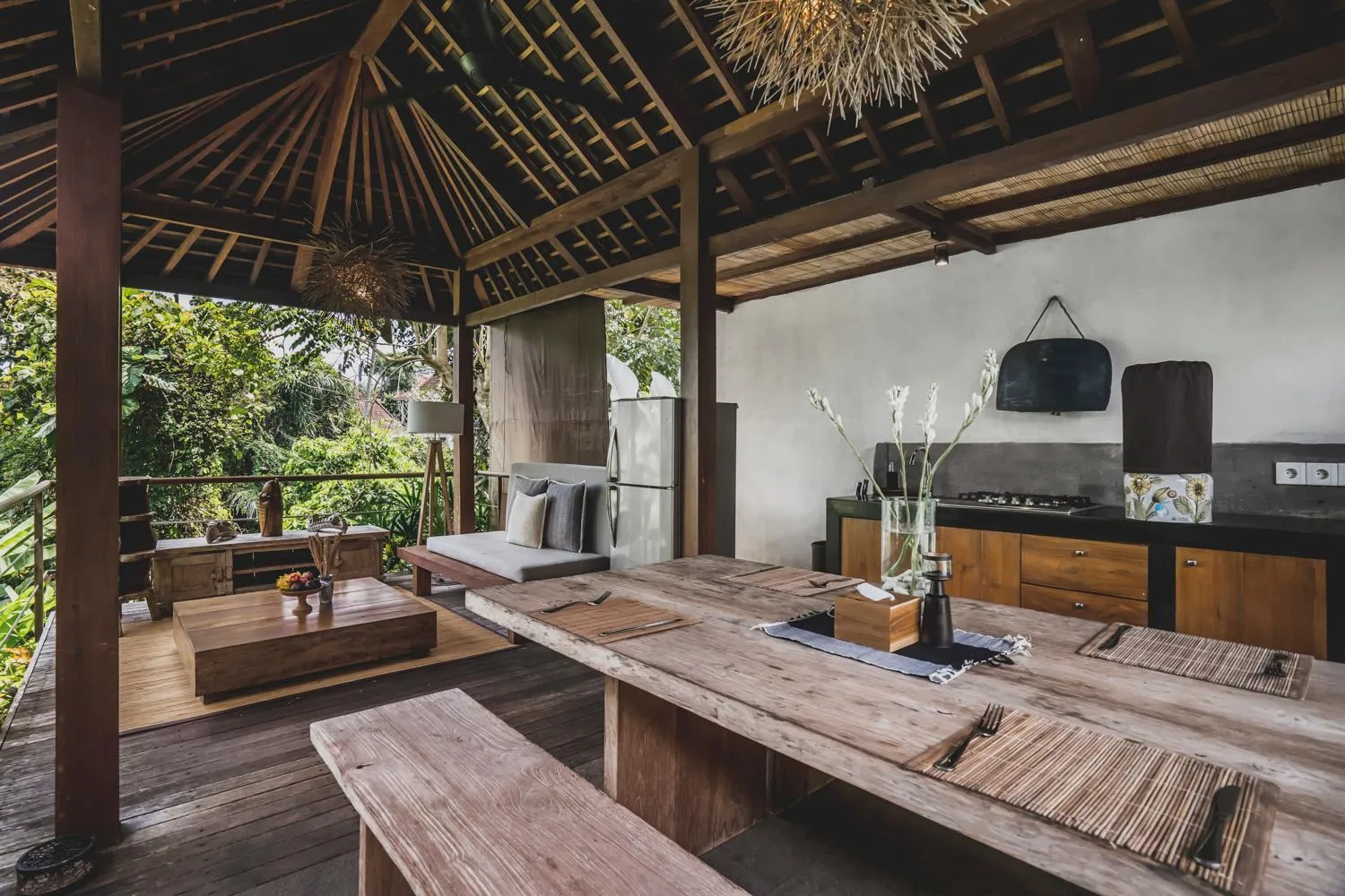 Patio in Luwak Ubud Villa & Jungle Suite