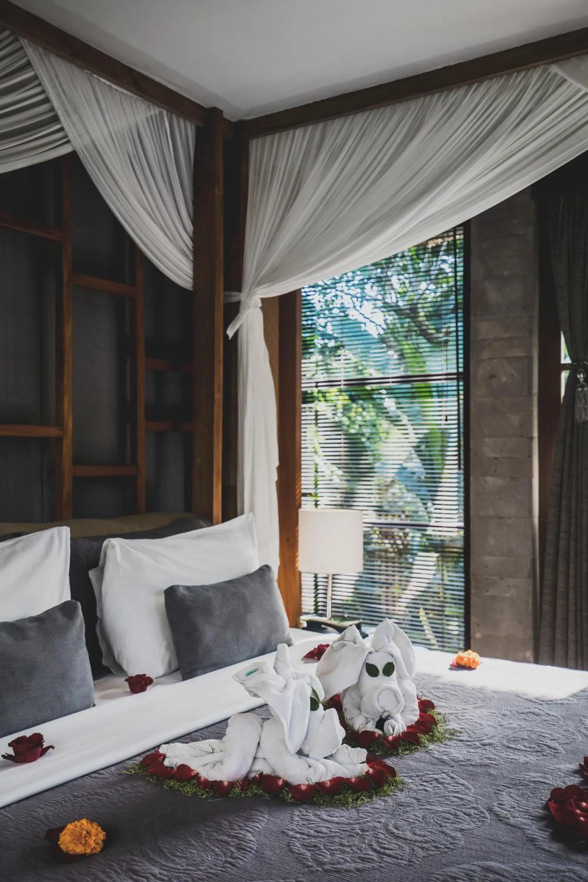Area and facilities, Bed in Luwak Ubud Villa & Jungle Suite