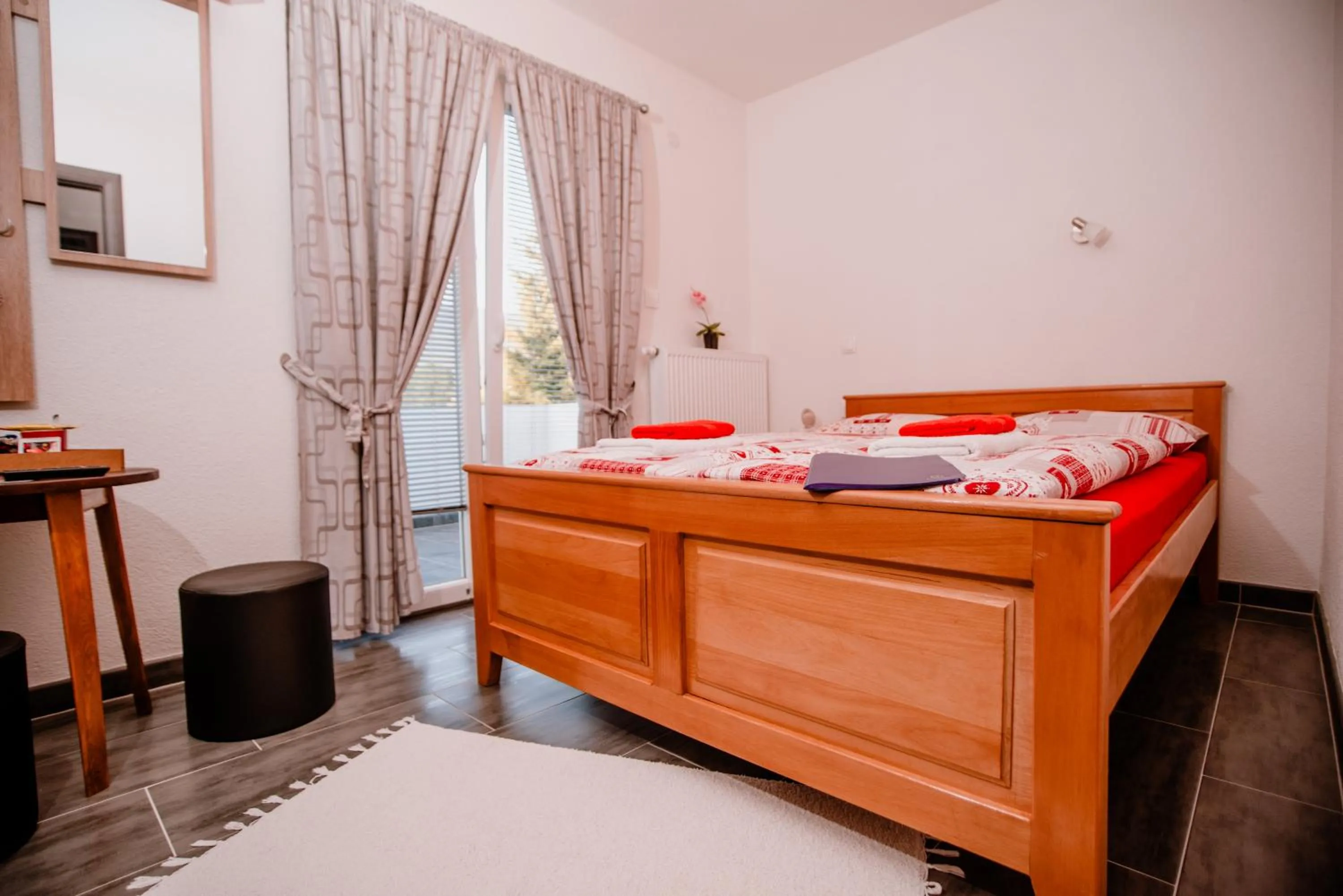 Bed in House Karakas