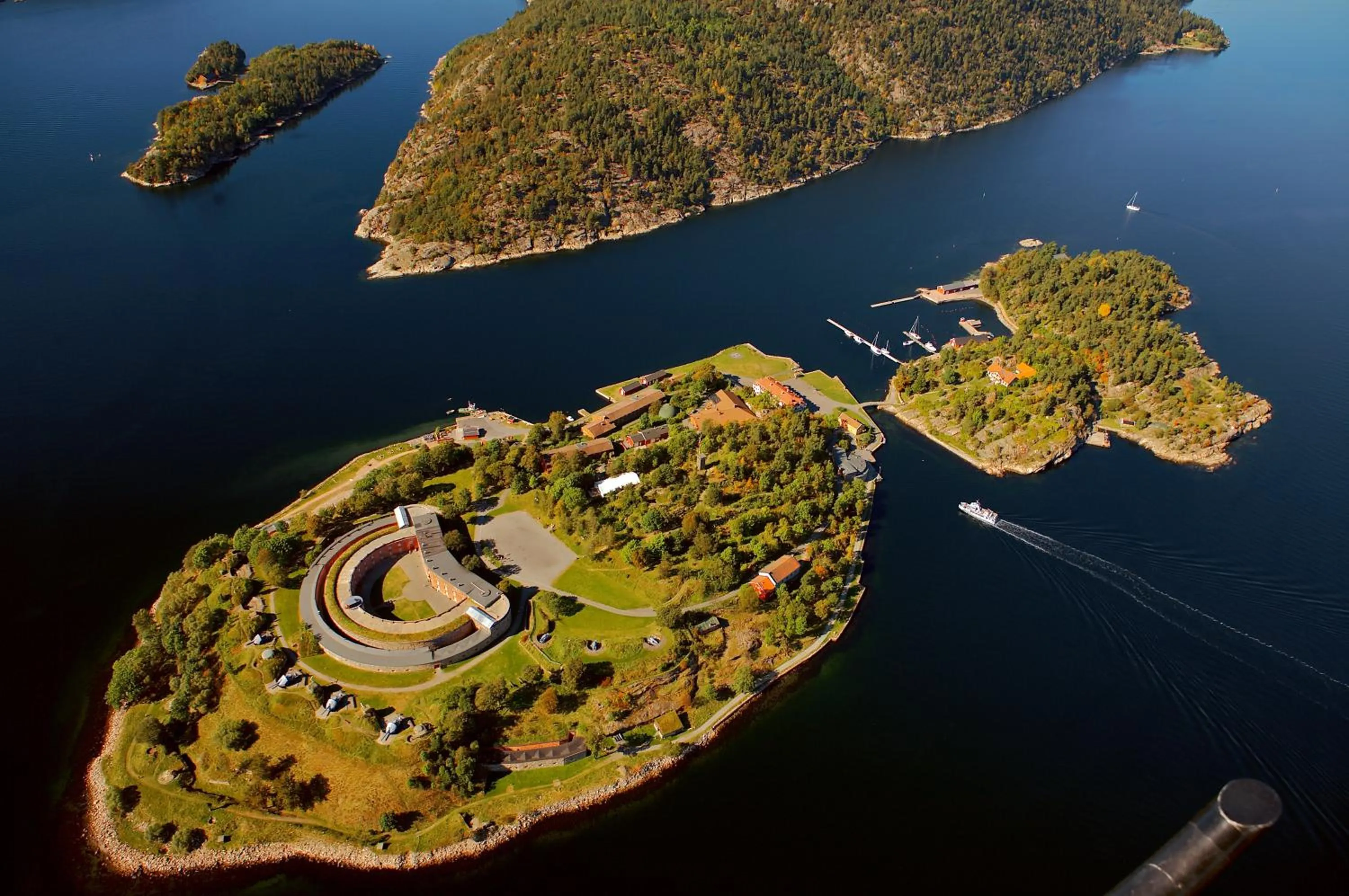 Bird's eye view in Oscarsborg Castle Hotel & Resort