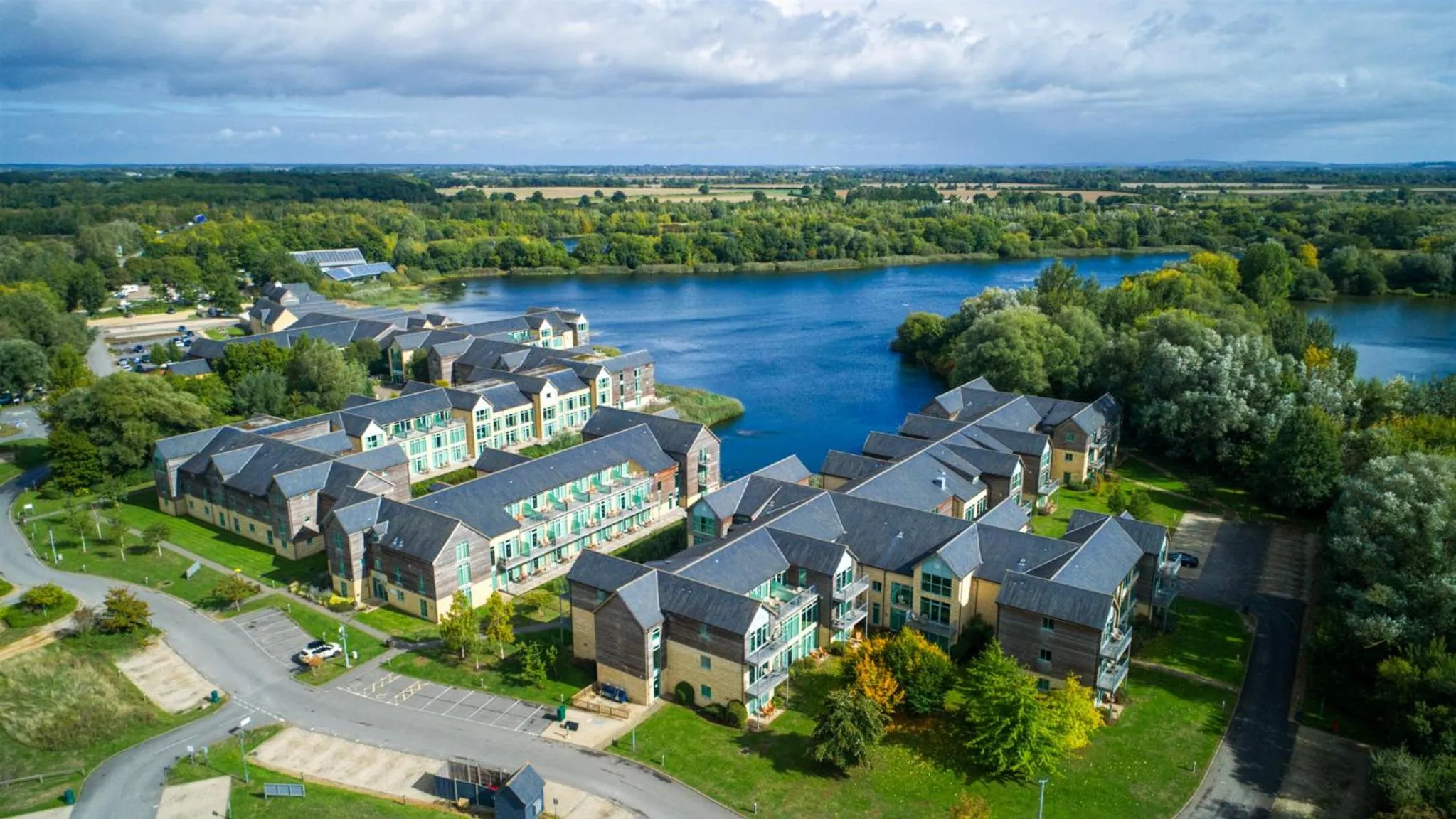 Bird's eye view in De Vere Cotswold Water Park