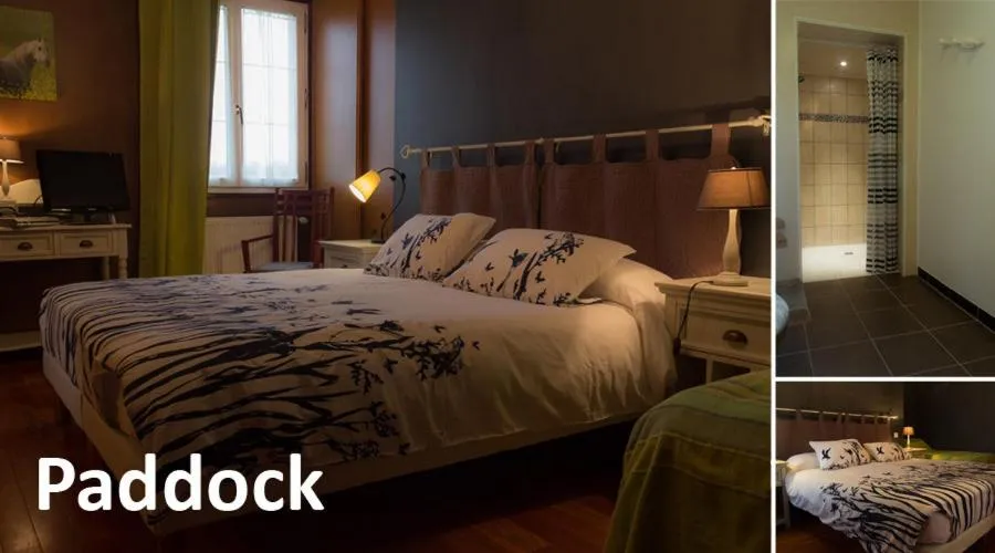 Text overlay, Bed in Chambres d'Hôtes La Ferme du Bout de la Ville