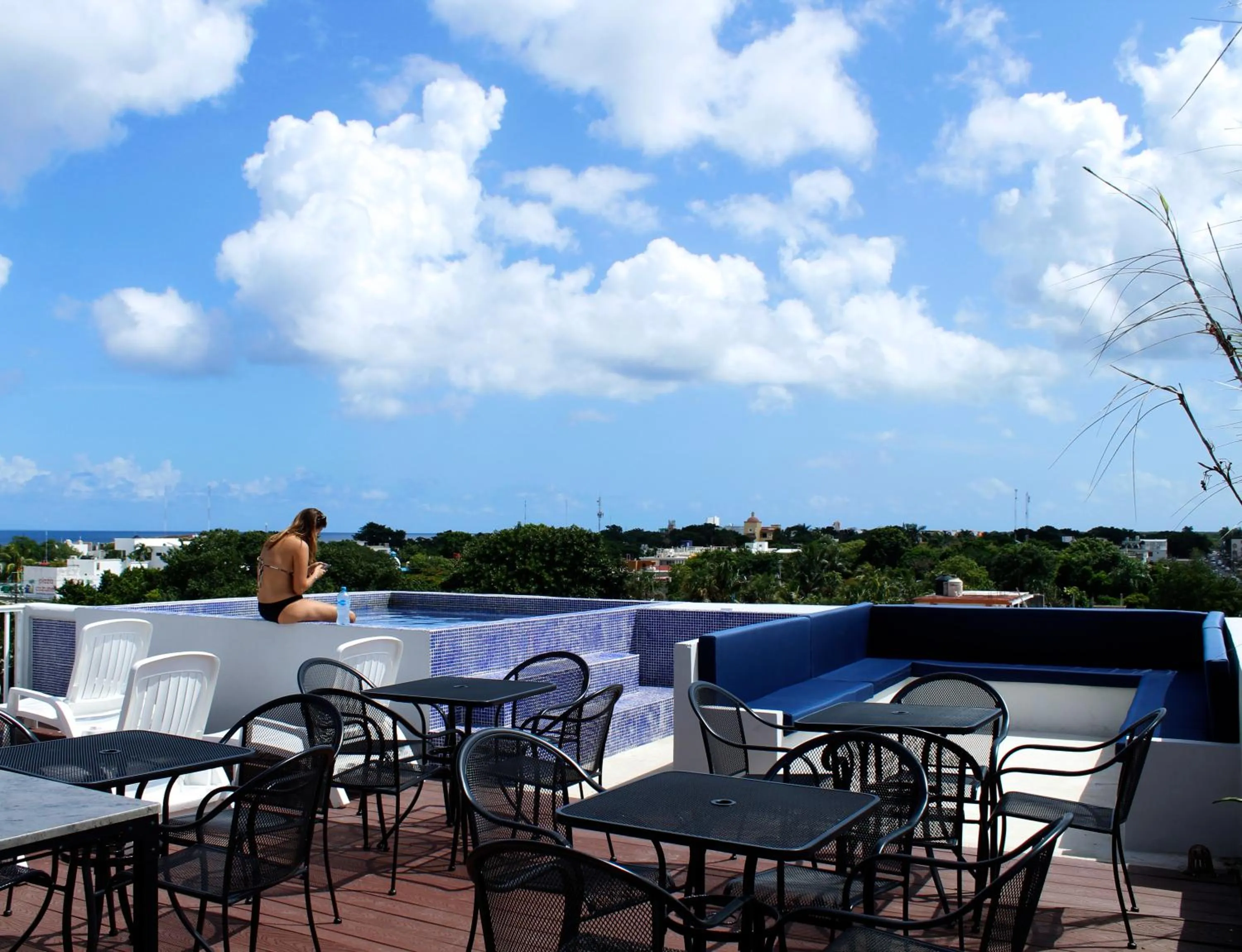Patio in Hotel Pal Cozumel
