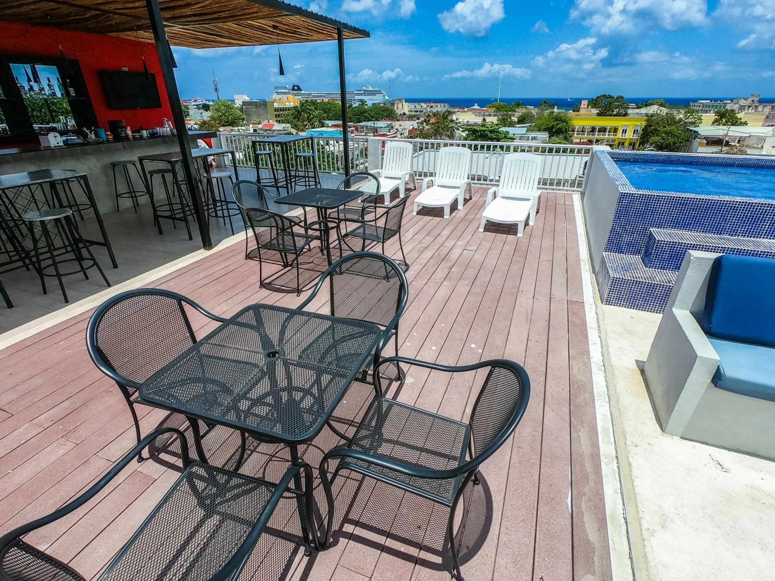 Patio in Hotel Pal Cozumel