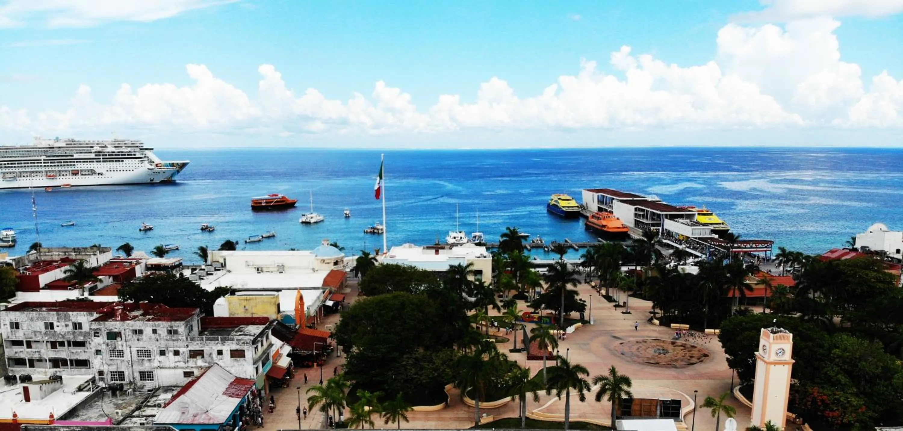 Bird's eye view in Hotel Pal Cozumel