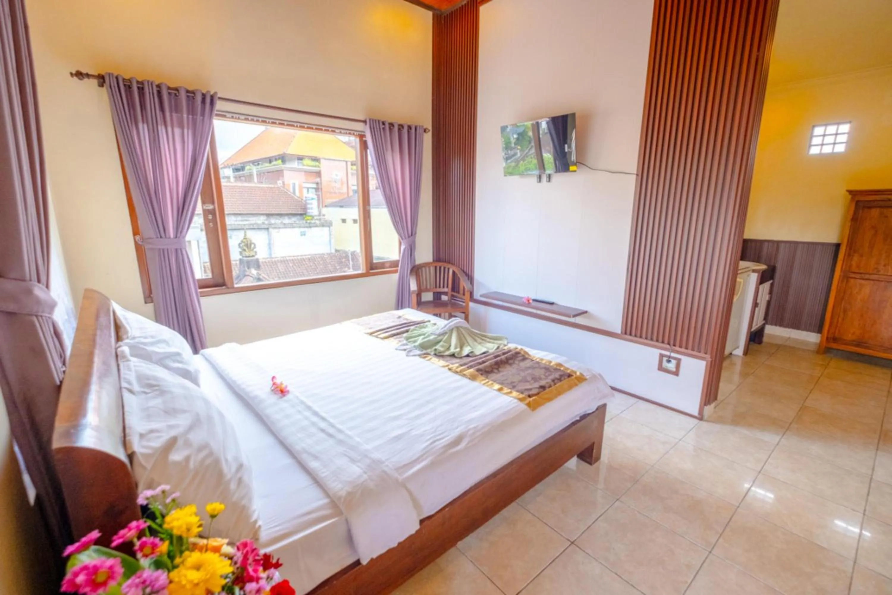 Bedroom, Bed in Teba House Ubud by ecommerceloka - CHSE Certified