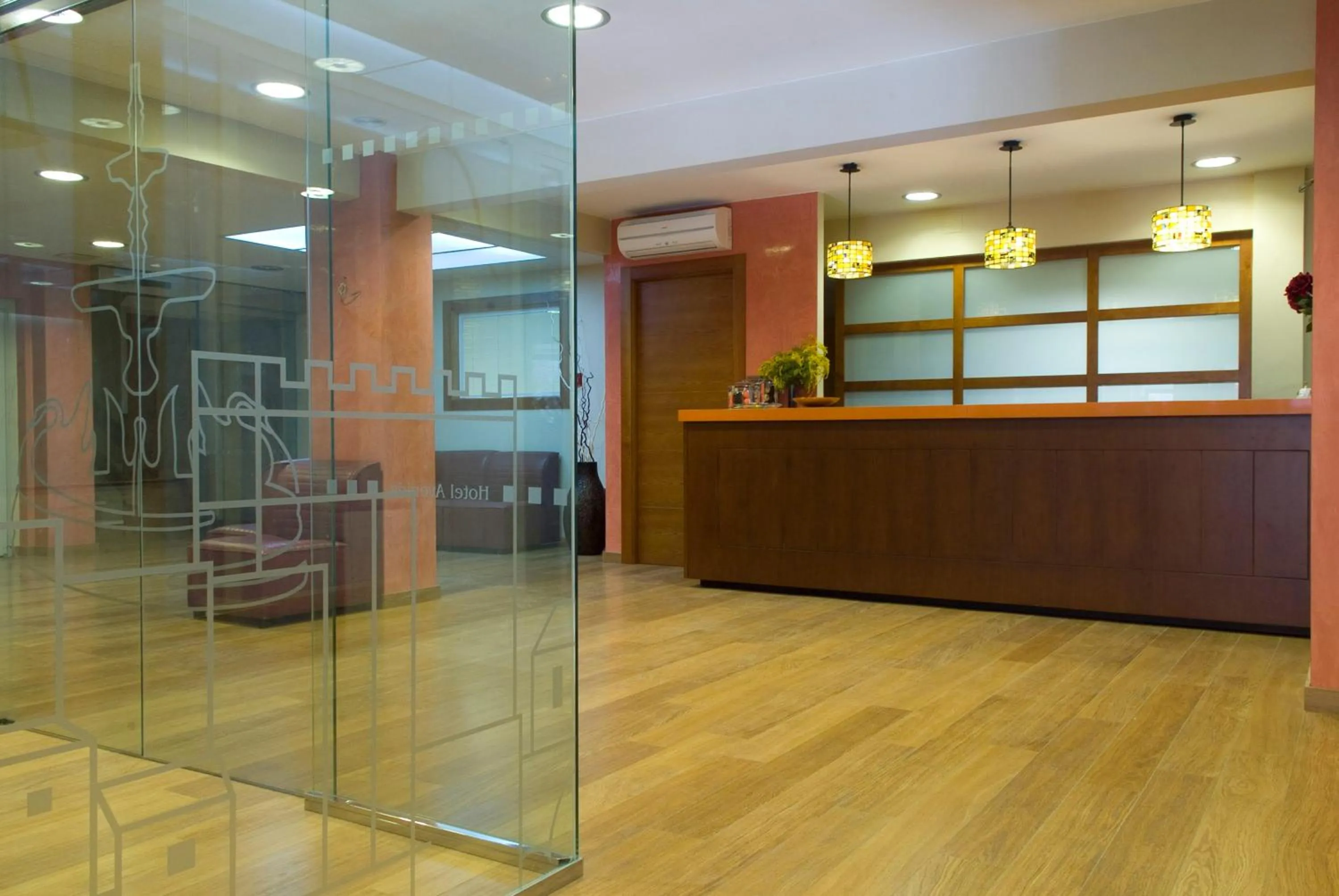 Lobby or reception in Hotel Avenida