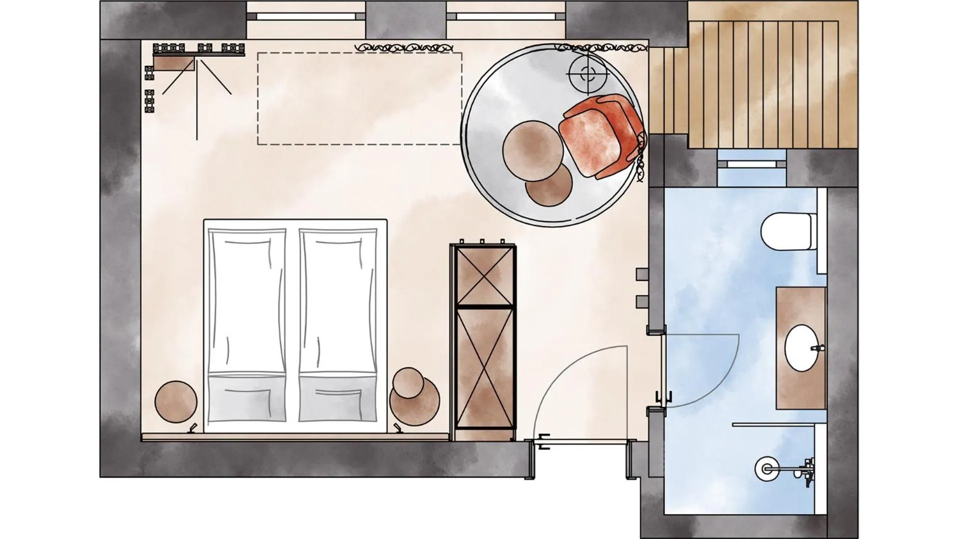 Floor plan in Adler Inn Tyrol Mountain Resort SUPERIOR